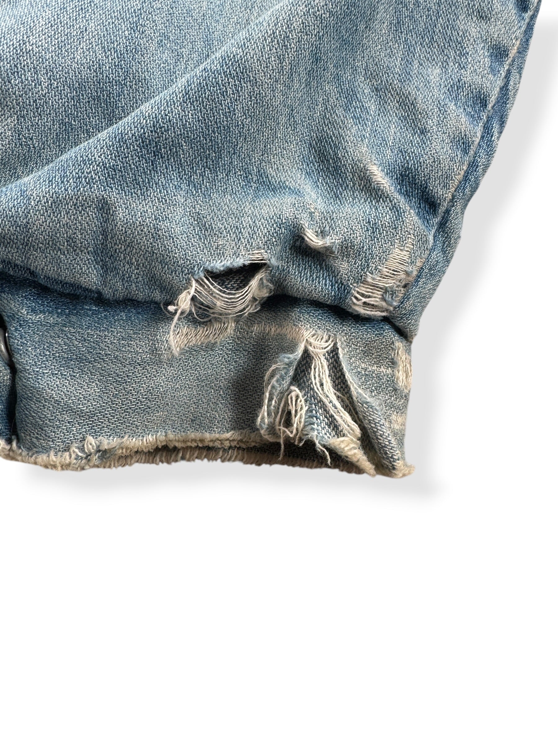 Missing Button on Vintage Sherpa Lined Wrangler Denim Jacket SZ M AS IS