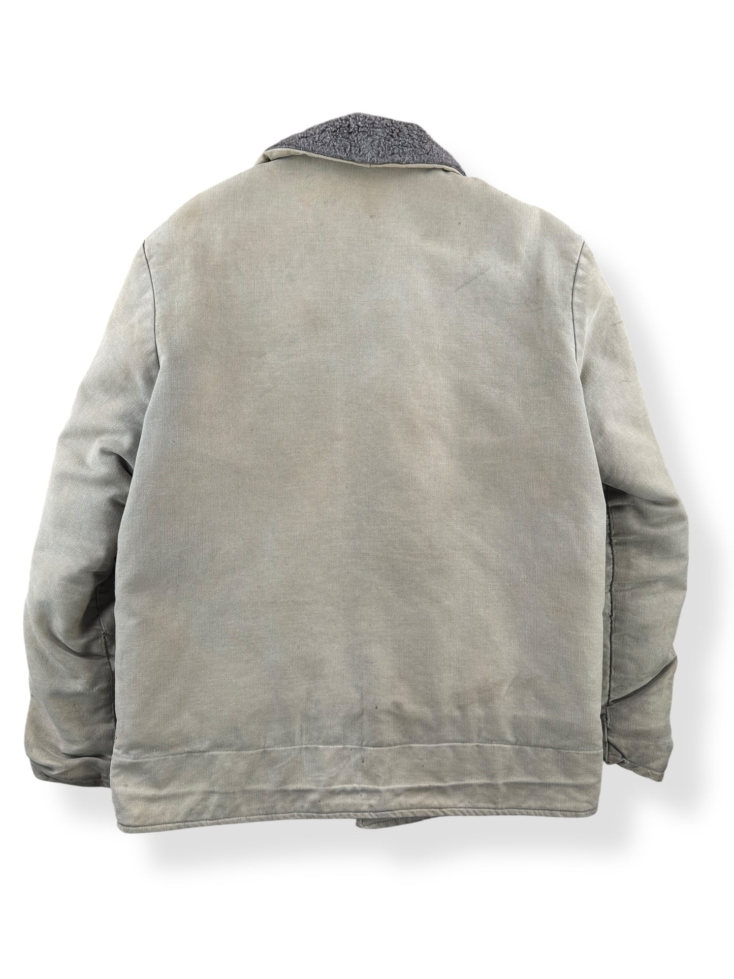 Back of Vintage Civilian Deck Jacket SZ L