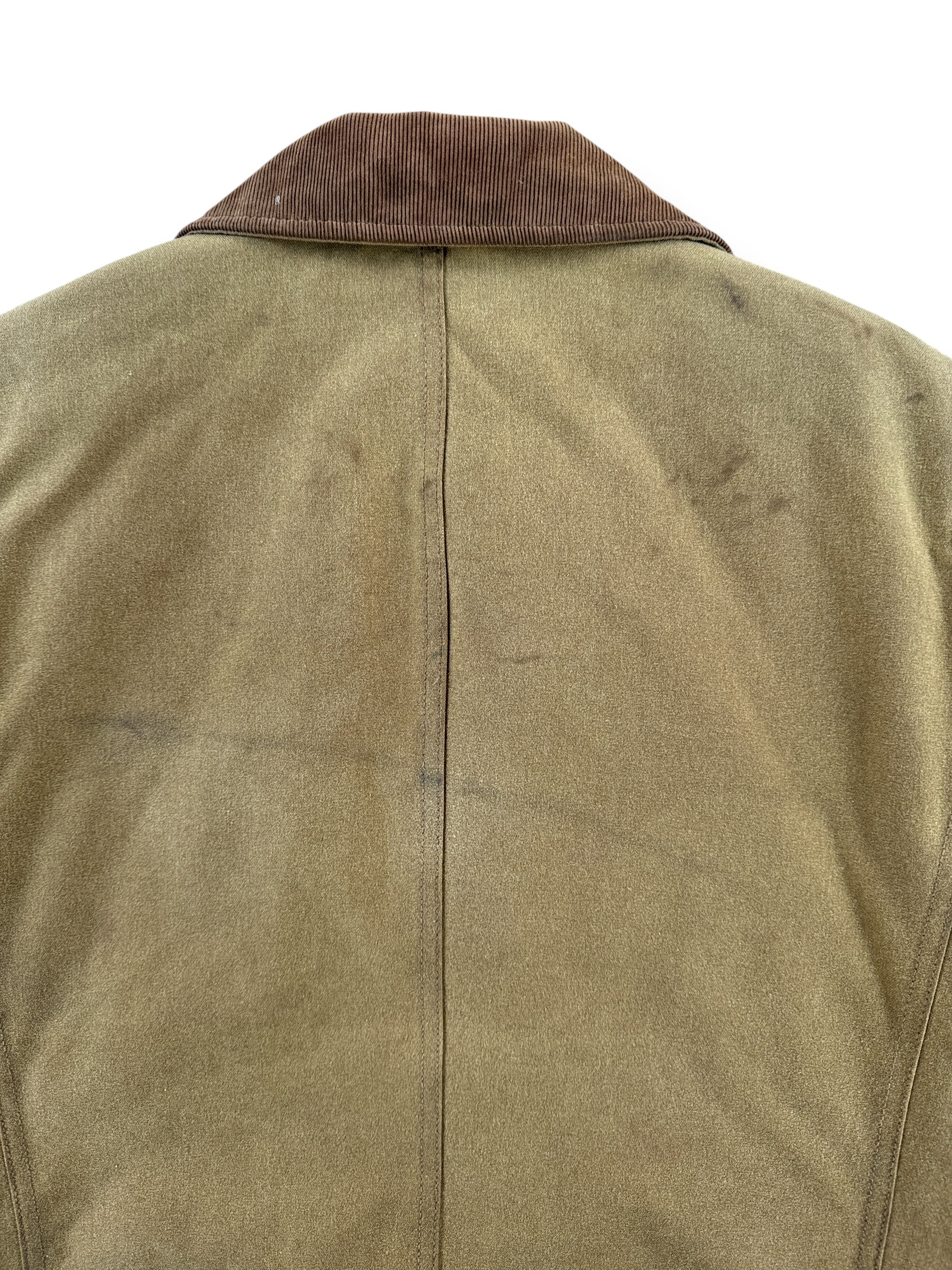 Stains on Modern Filson Dark Tan Insulated Journeyman Coat SZ M