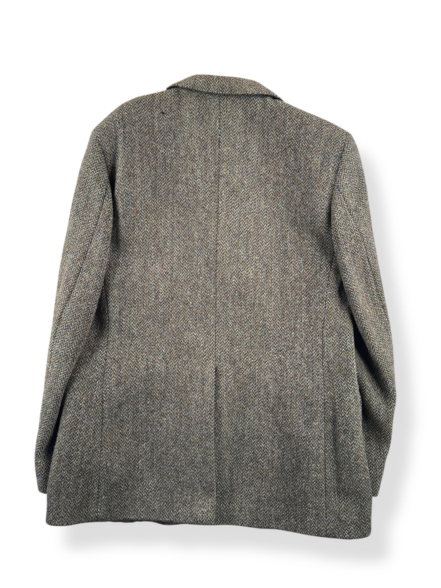 Back of Vintage Harris Tweed Sport Coat SZ M