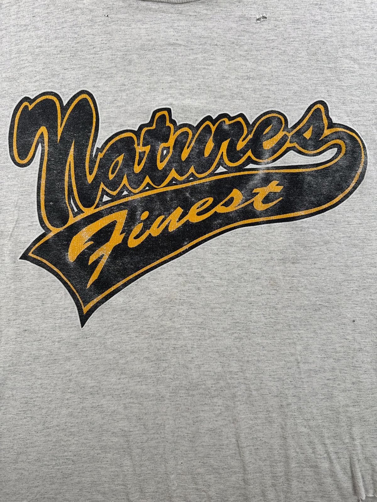 Front graphic on Vintage Nature's Finest Weed Tee SZ XL - AS IS
