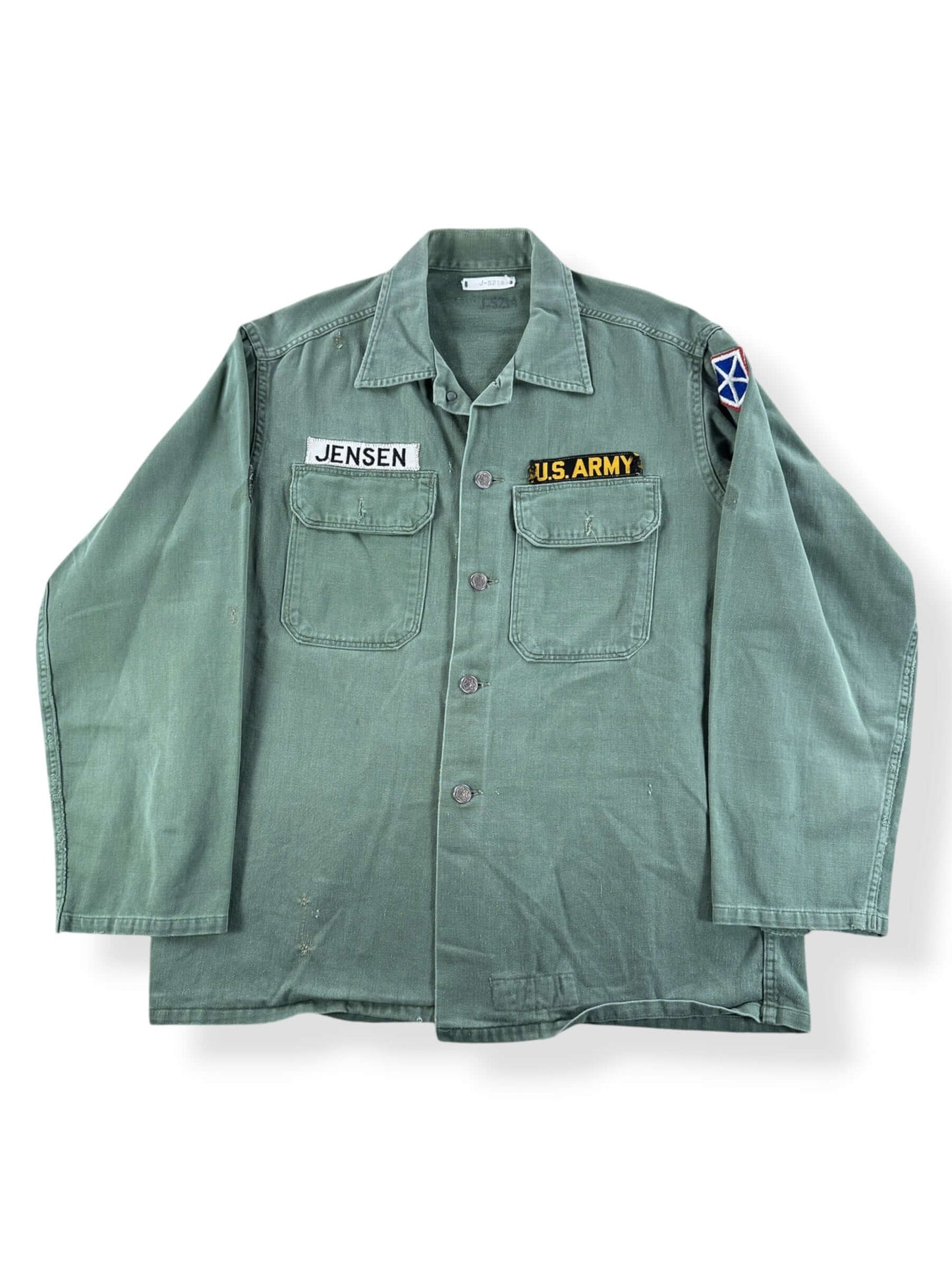 Front of Vintage Named Army Shirt SZ L