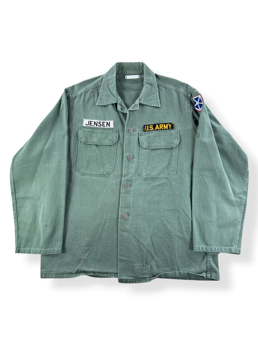 Front of Vintage Named Army Shirt SZ L