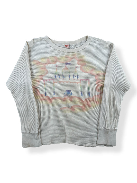 1970s Airbrushed Thermal Castle Shirt