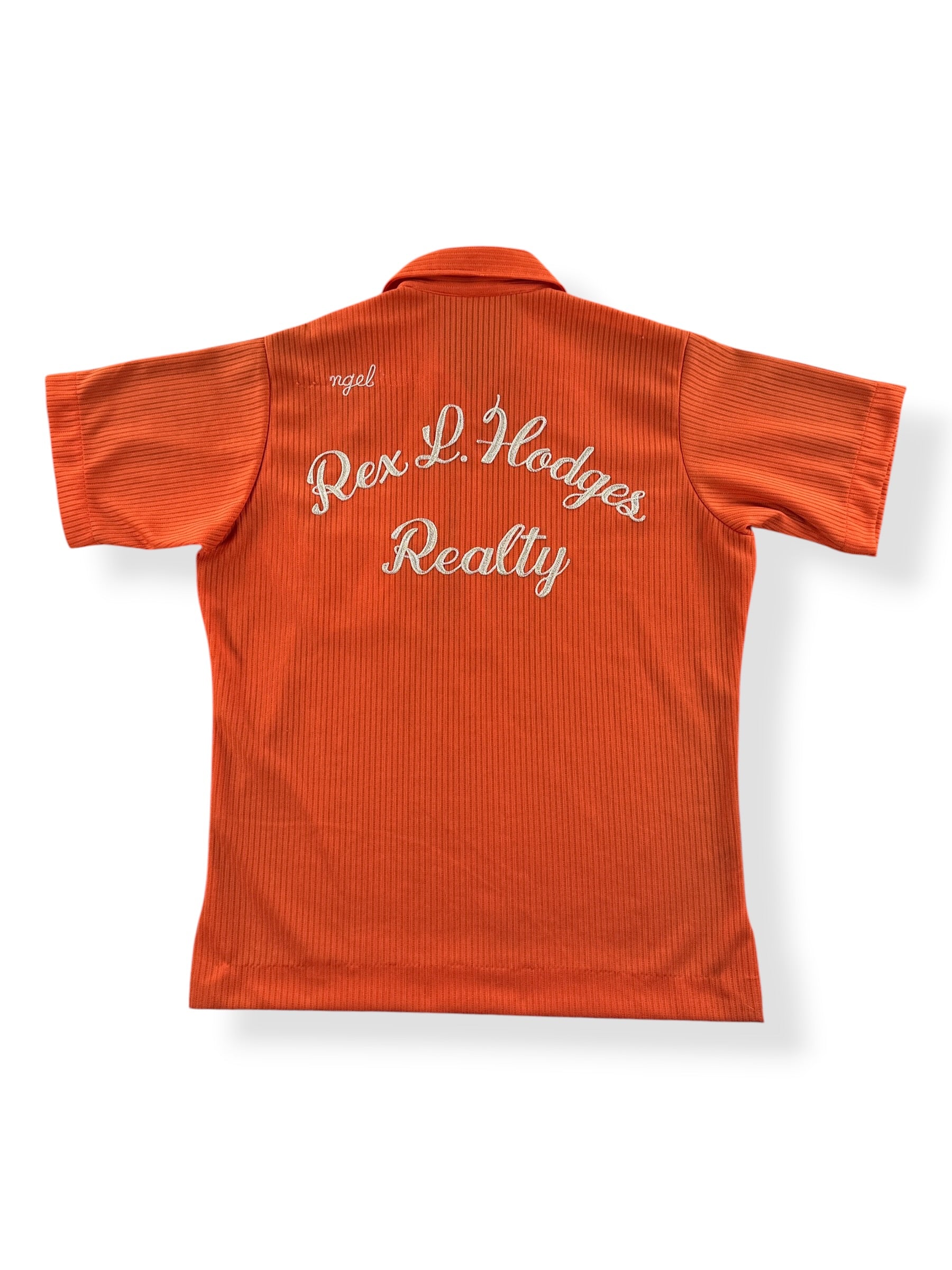Back of Vintage Chain Stitch King Louie Bowling Shirt SZ M