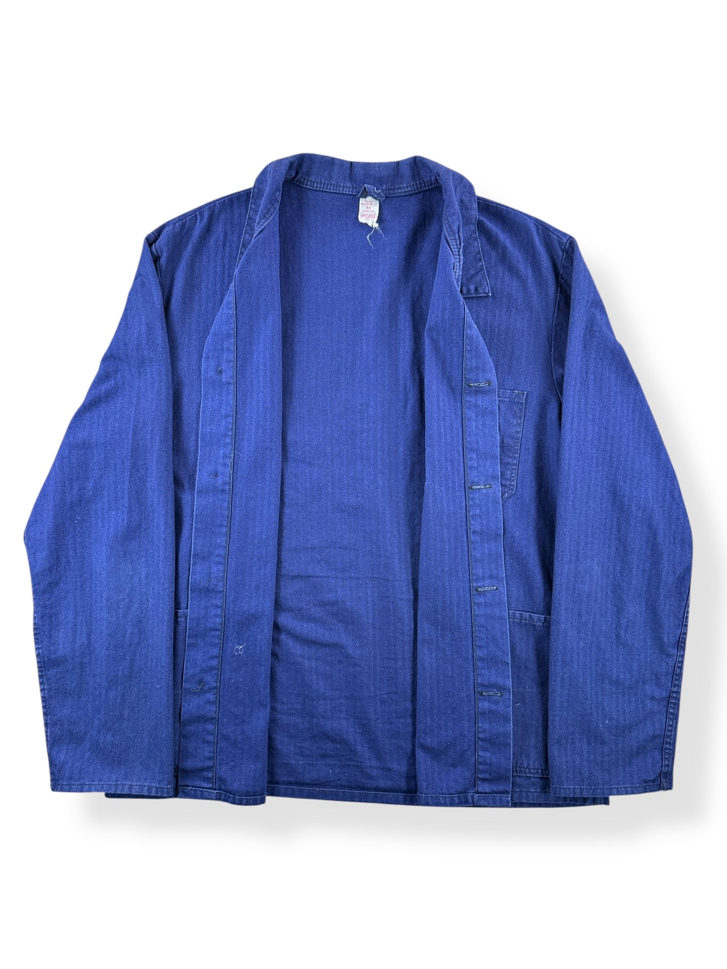 Inside of Vintage Sanfor HBT French Chore Coat SZ L