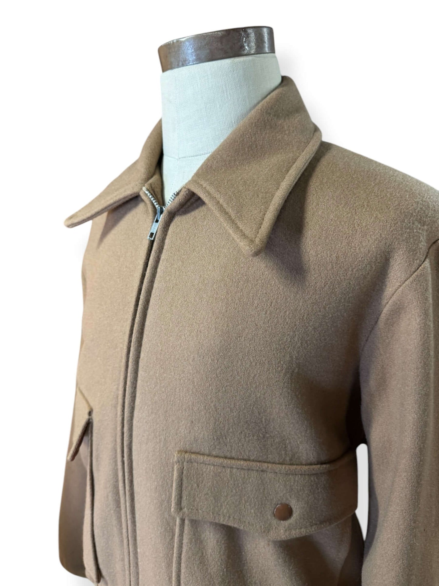 Side view of 1970s Upstream Sportswear Wool Jacket L