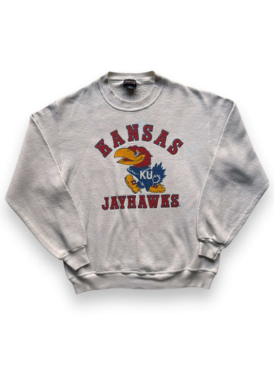 front of Vintage Kansas Jayhawks Crewneck SZ L