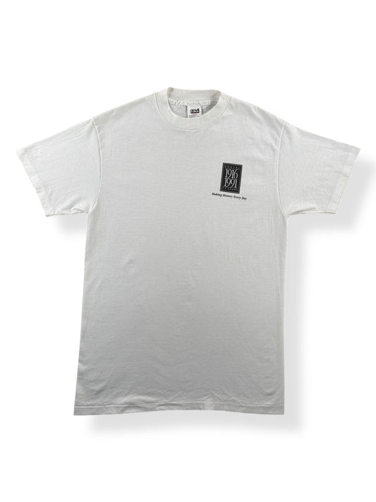 Front of Vintage Boeing 75 Year Anniversary Tee SZ M