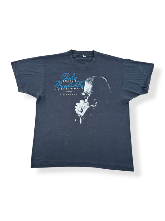 Front of Vintage Charlie Musselwhite Signature Tee SZ L (Fits M)