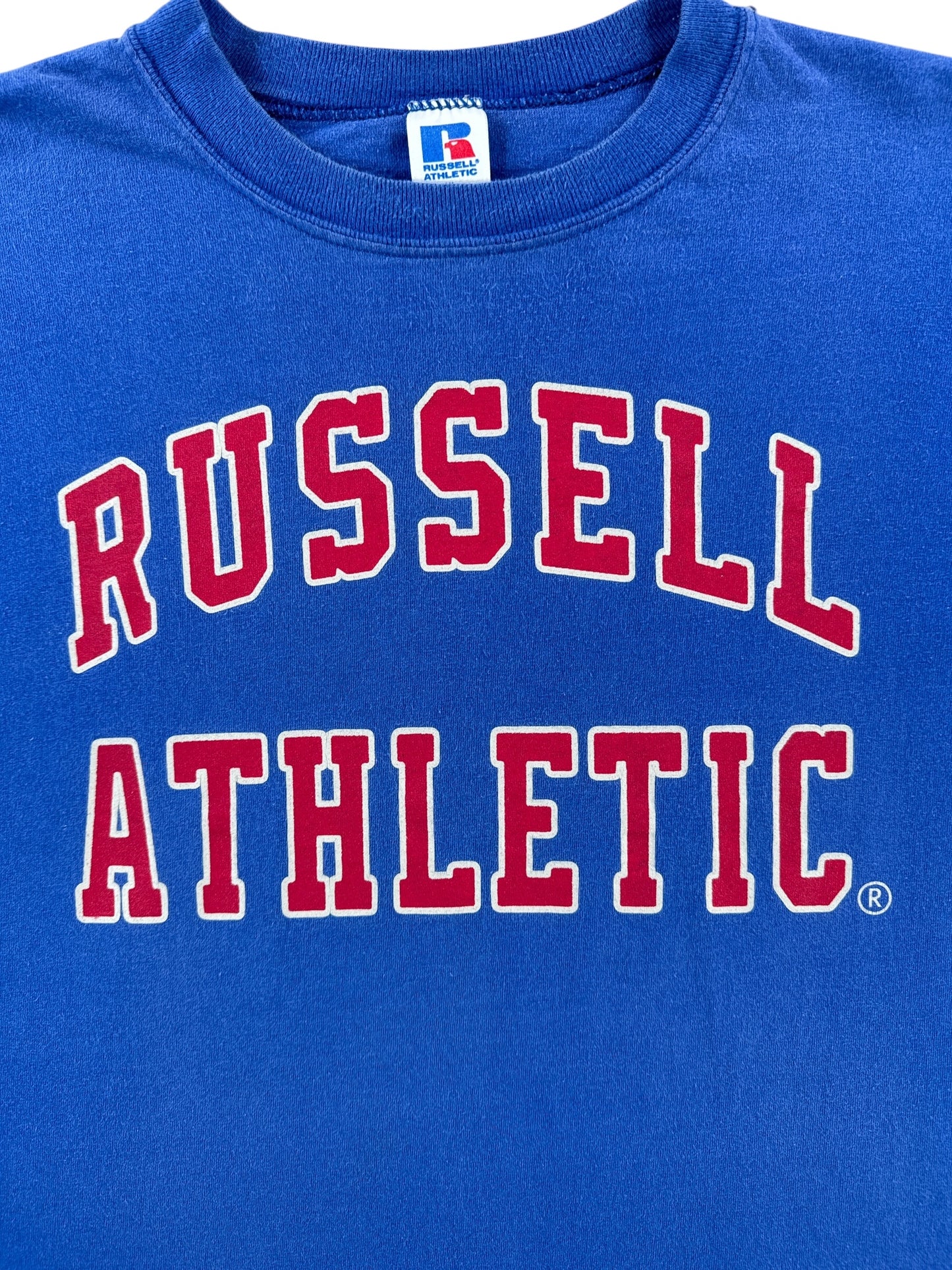 Graphic of Vintage Russell Athletic Tee SZ XL