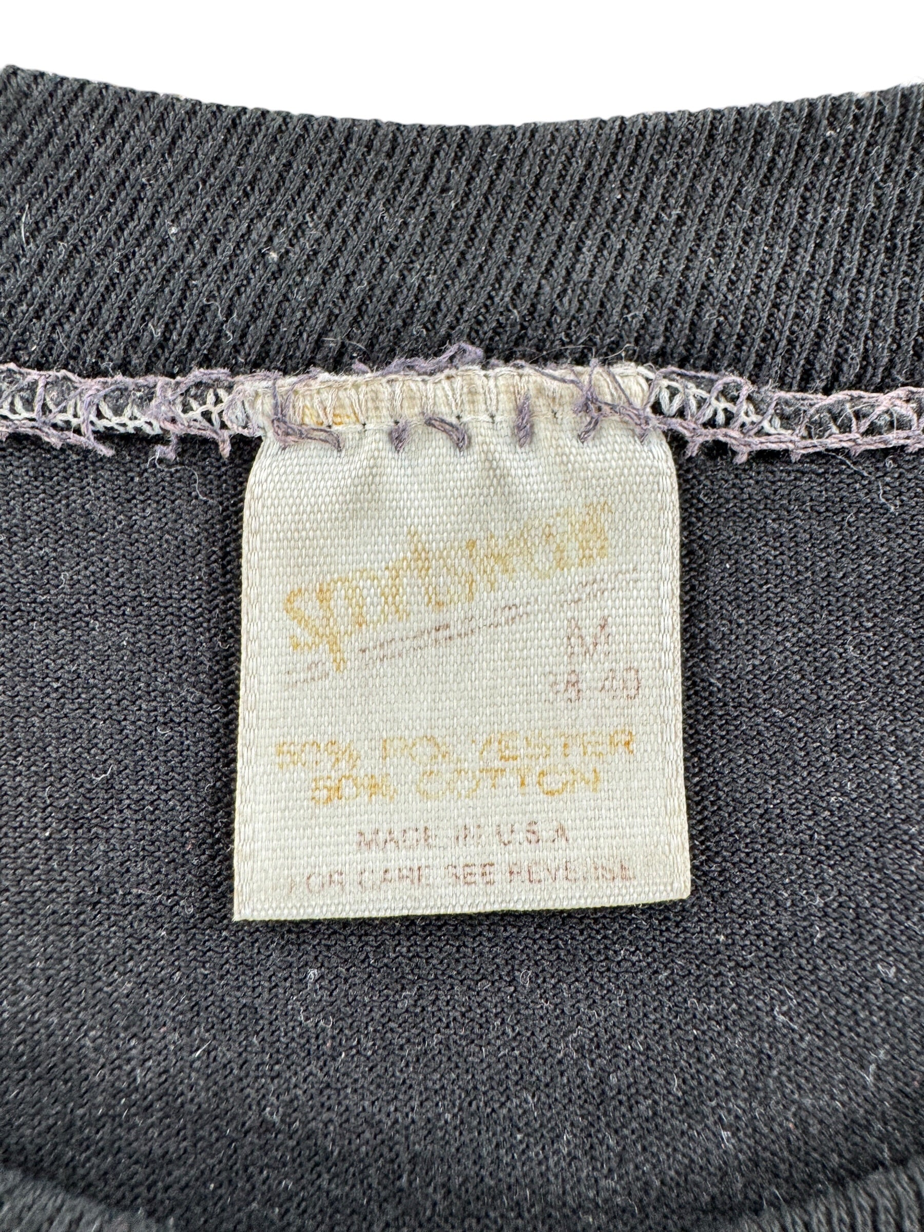 Tag on Vintage 70s's Weed Tee SZ M