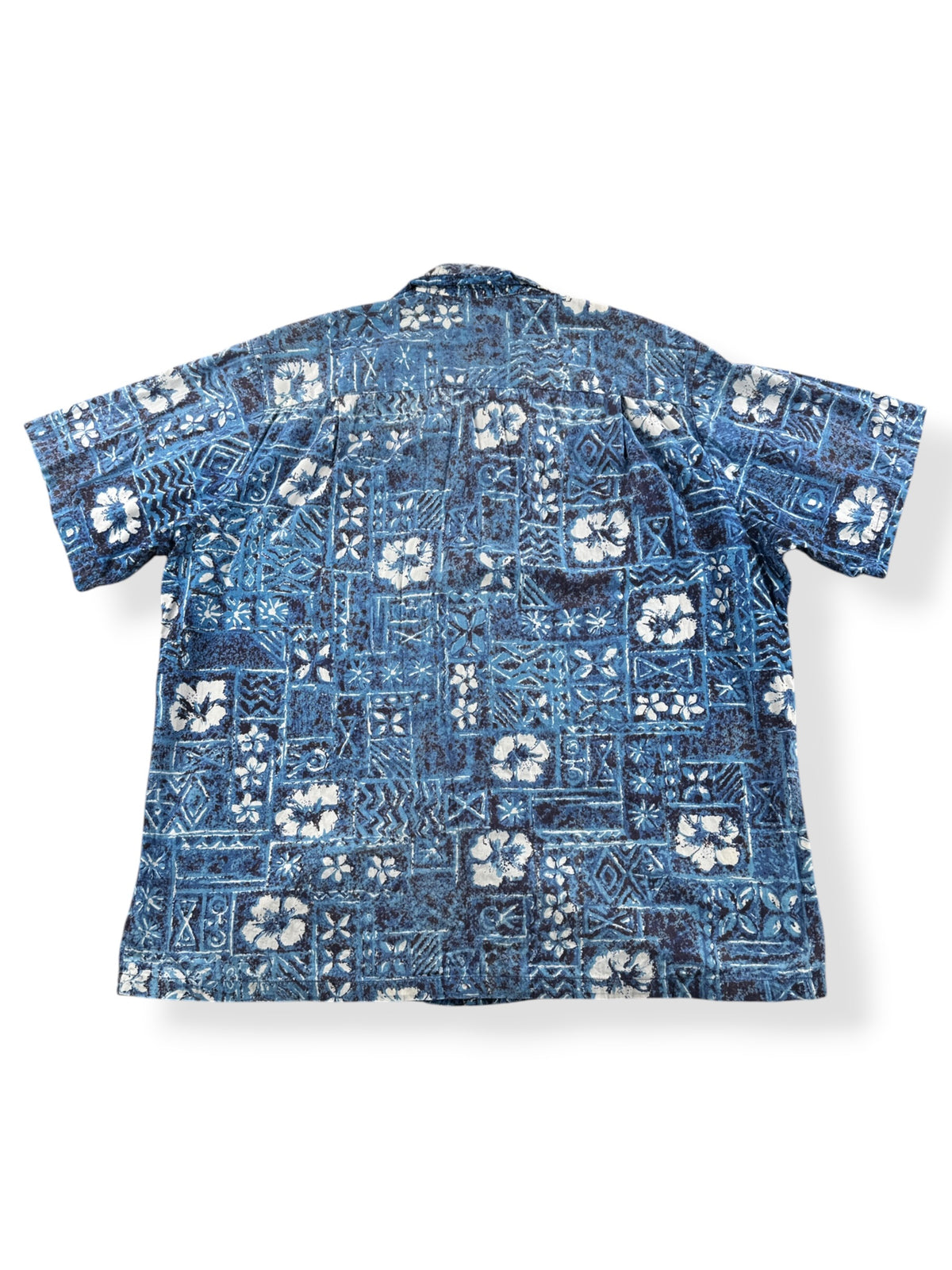 Back of Vintage Hoaloha Cotton Aloha Shirt SZ XL