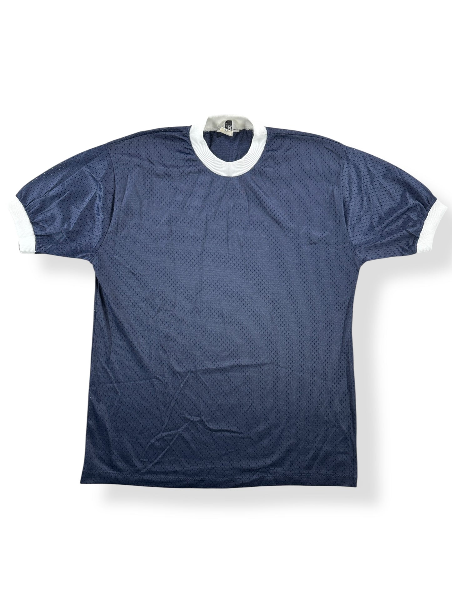 Front of Vintage Navy Blue Izko Navy Blue Ringer Jersey SZ XL (Fits L)
