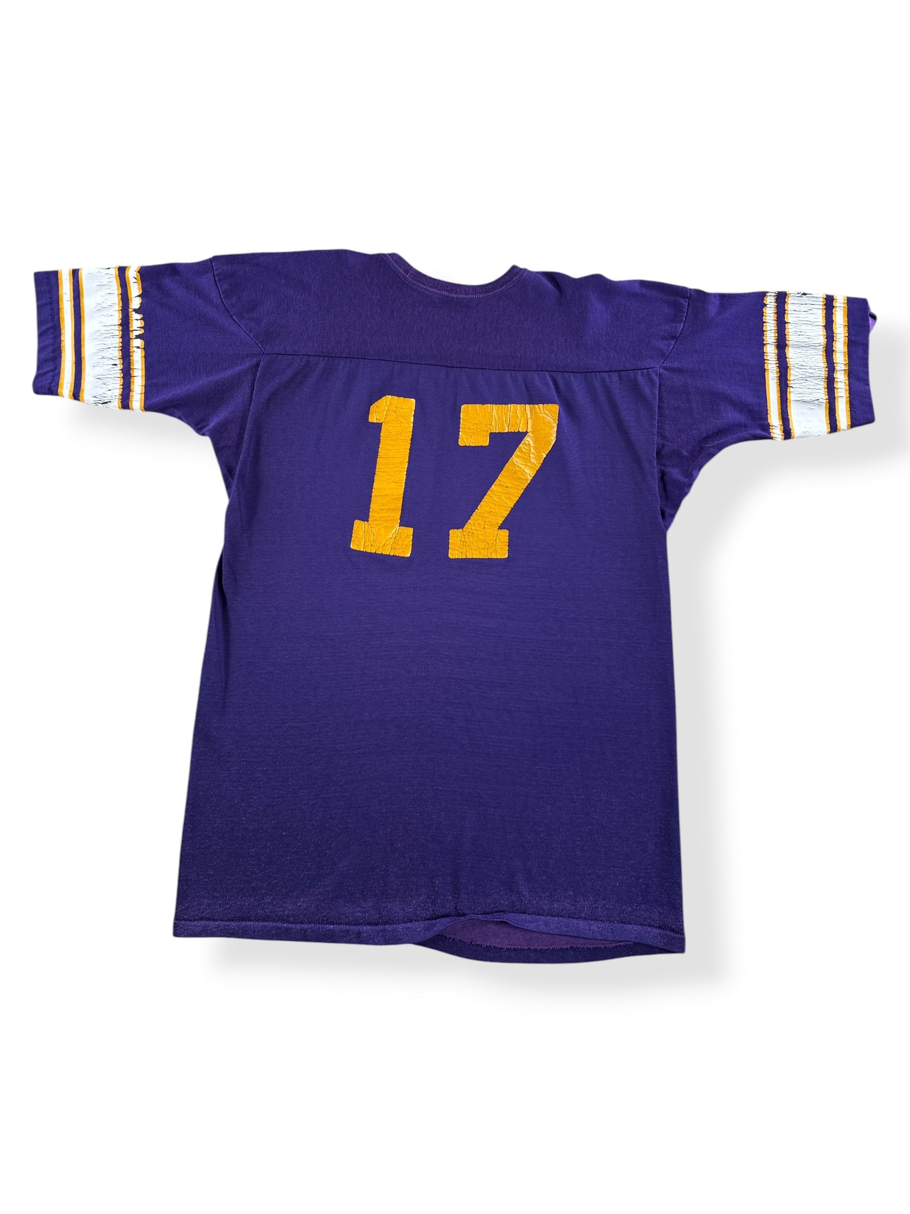 Back of Vintage 60s Durene Football Jersey SZ L