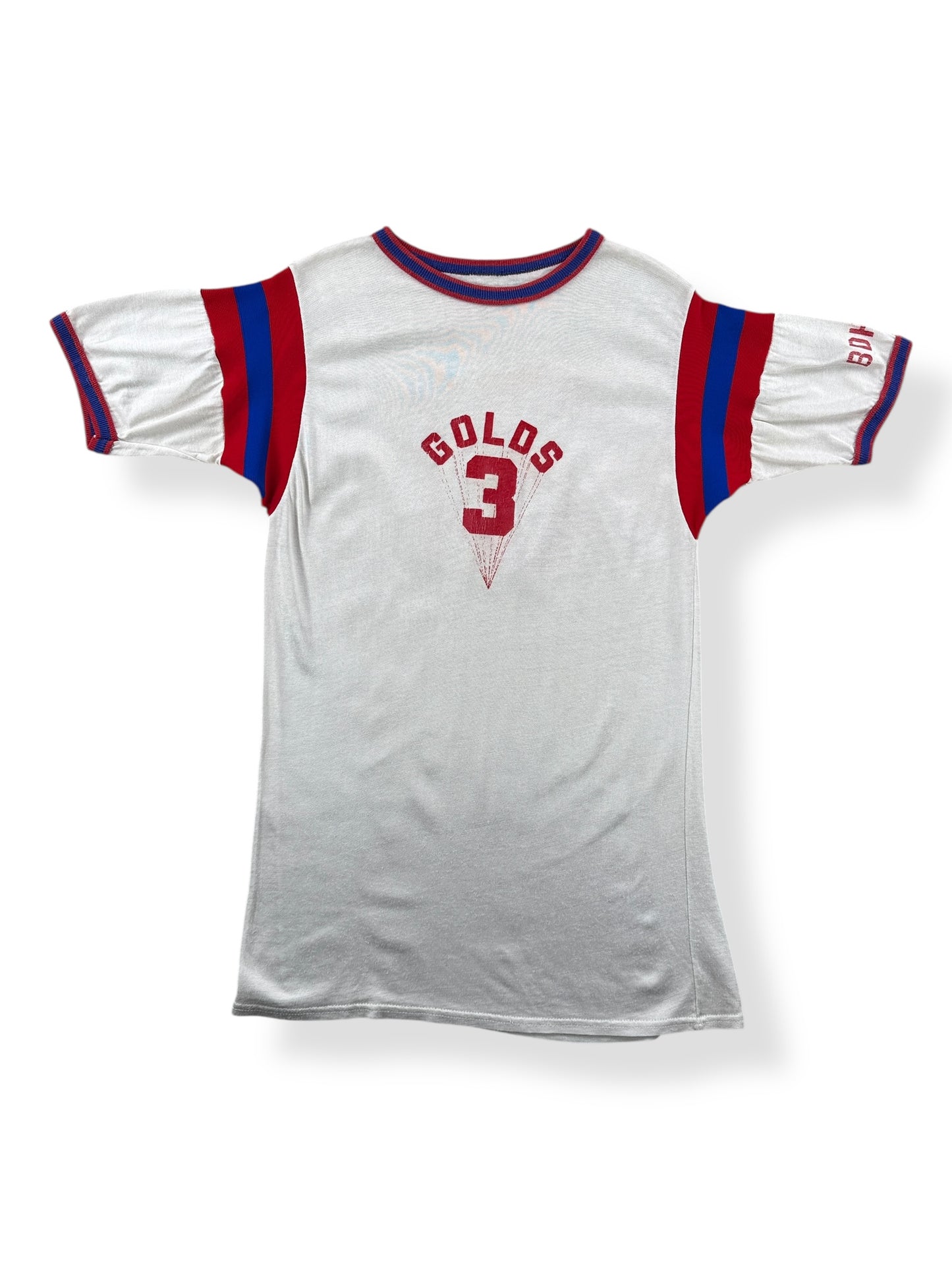 Front of Vintage Durene Golds Jersey SZ XS