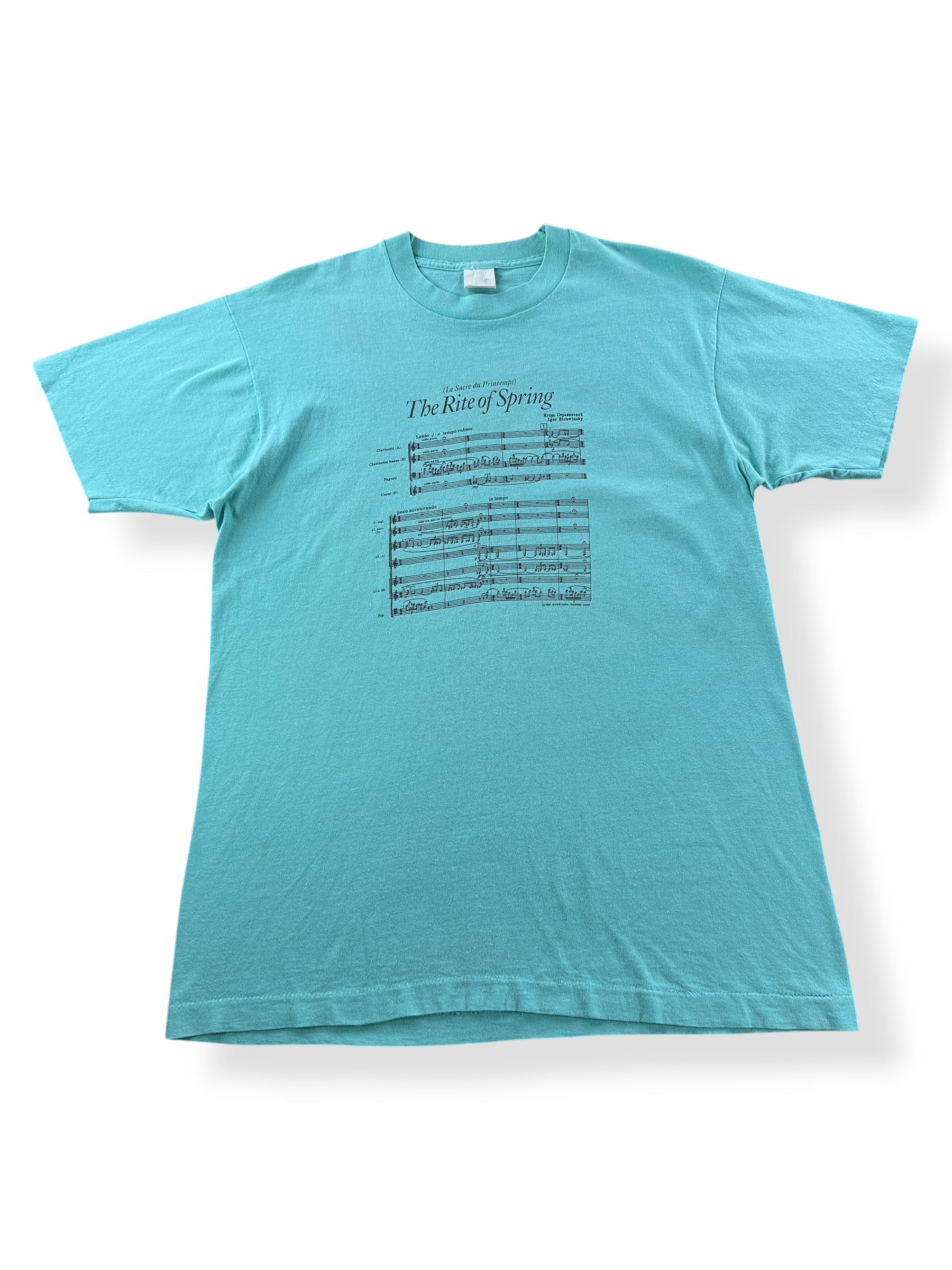 Front of Vintage 1987 Stravinsky Rites of Spring Tee SZ L