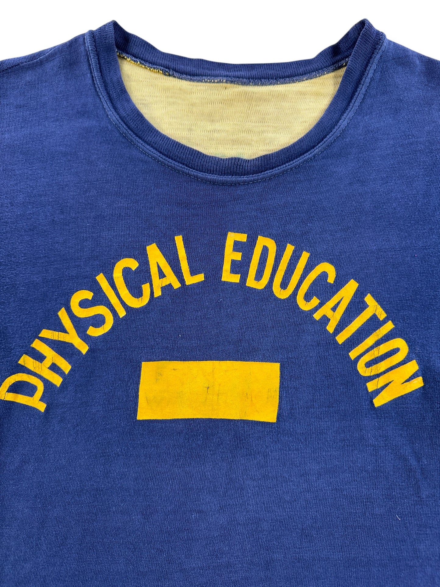 Graphic of Vintage 60s Reversible Phys Ed Tee SZ XS