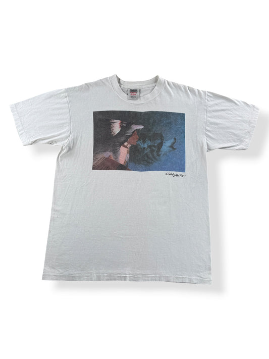 Front of Vintage Indigenous Art Tee SZ XL (Fits L)
