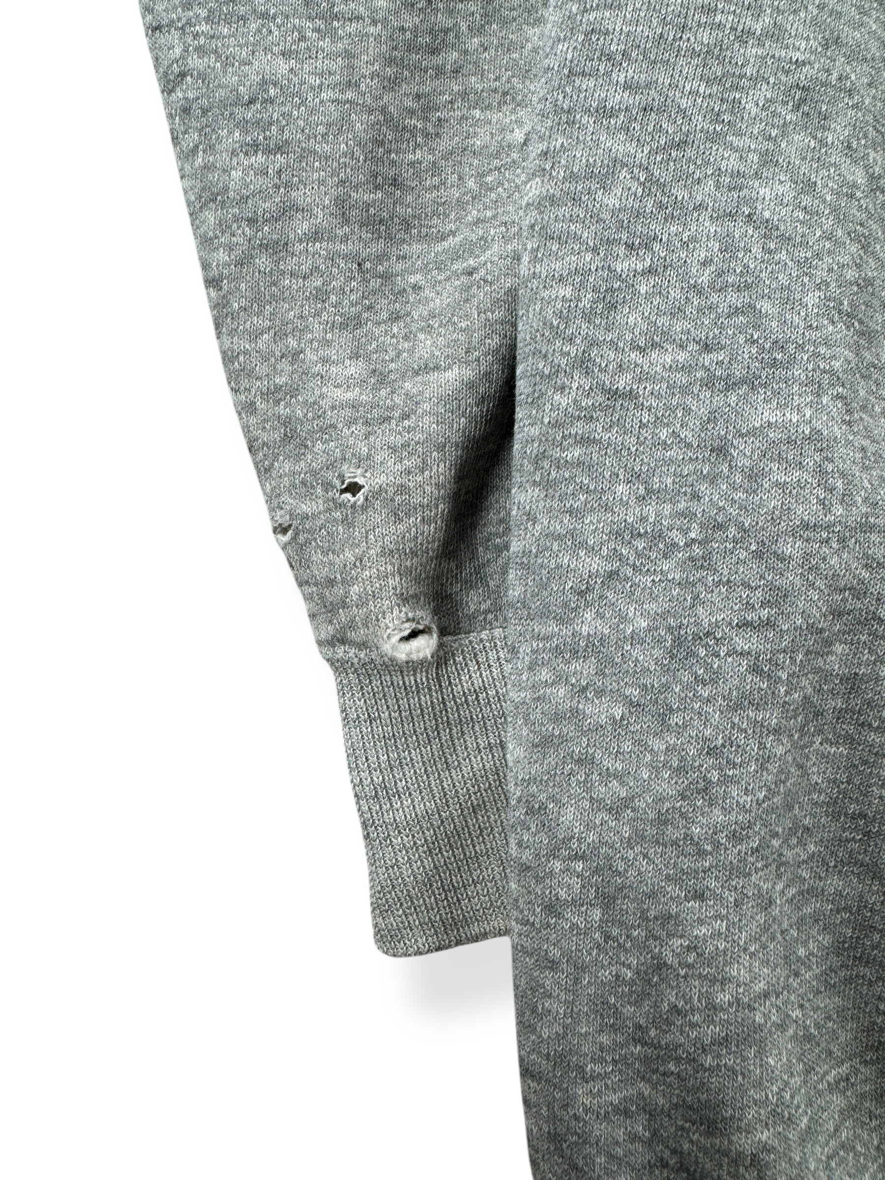 Holes on Vintage Grain Belt Beer Crewneck SZ L