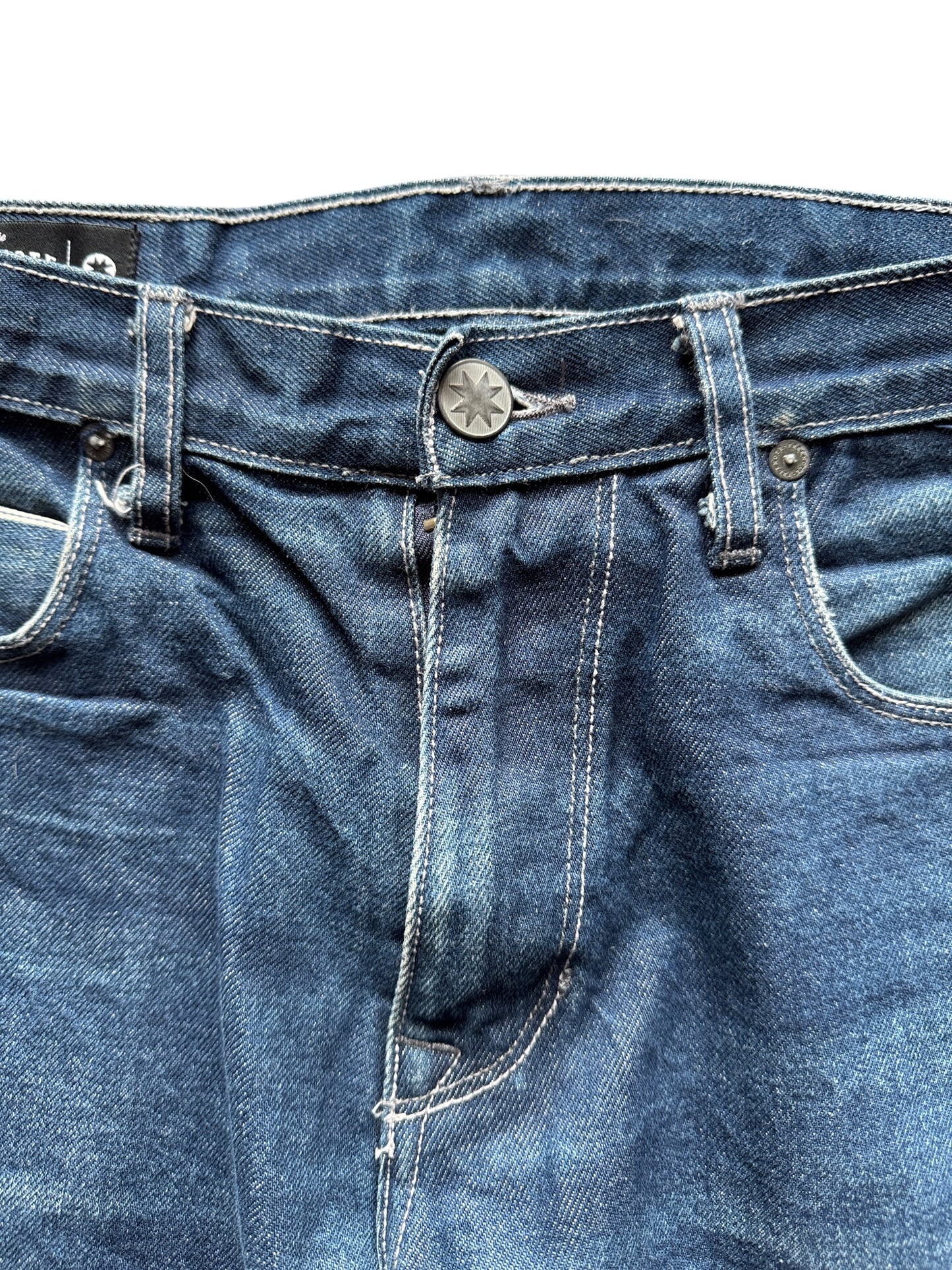 Fly on Freenote Cloth Selvedge Jeans W33 (Fits W34)