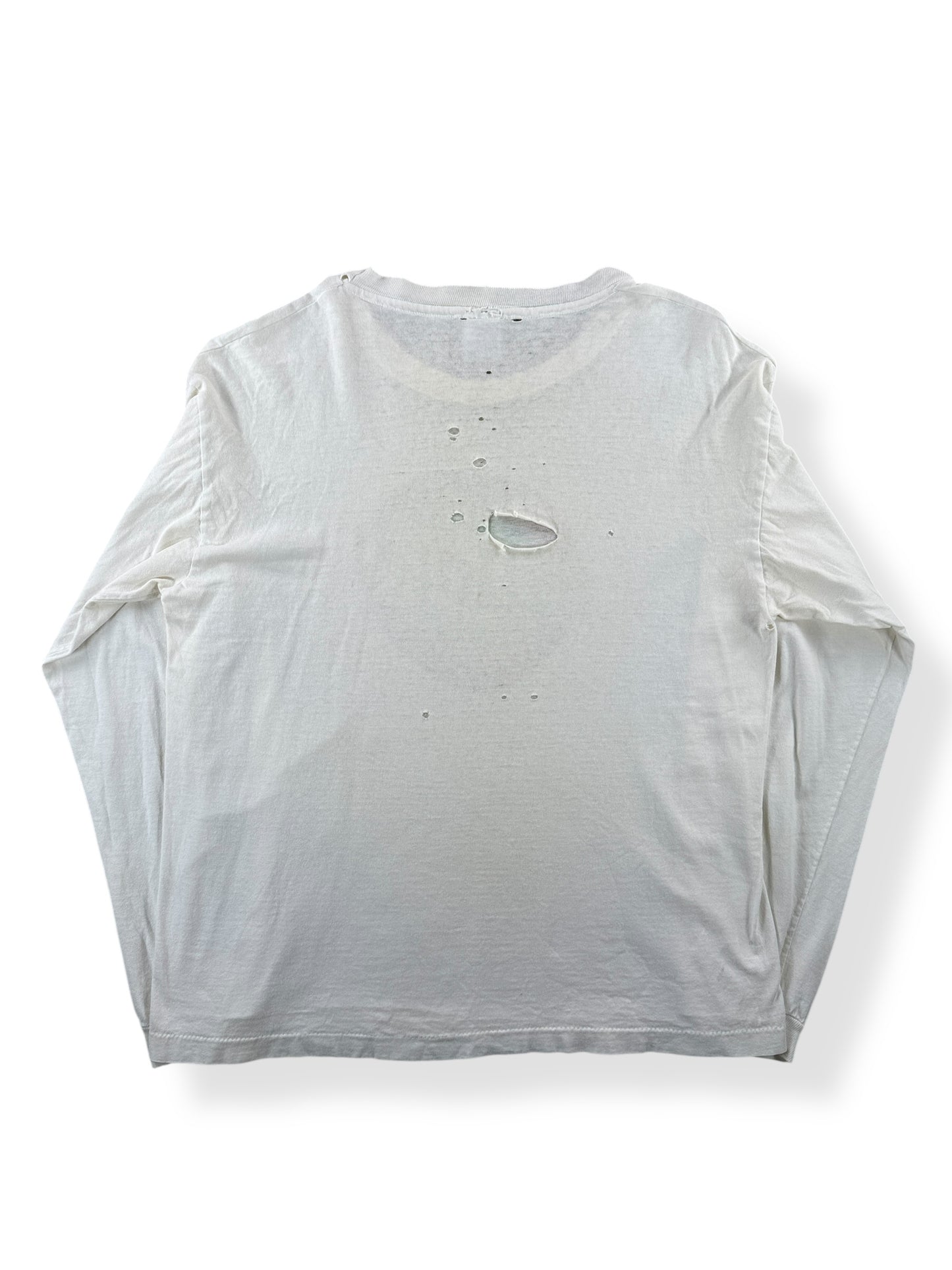 Back of Vintage Canadian Crooner K.D. Lang Long Sleeve Thrasher Tee SZ XL