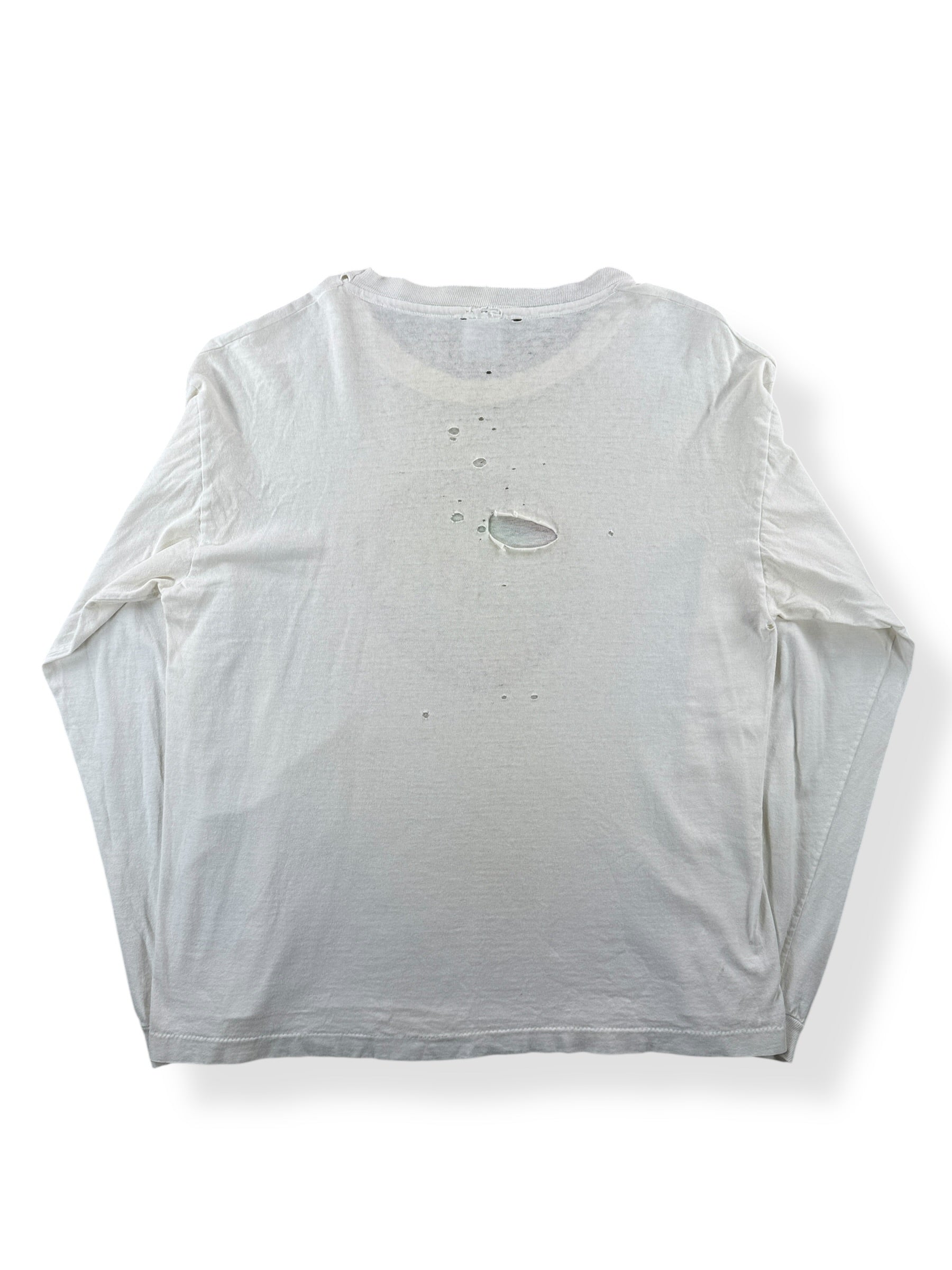 Back of Vintage Canadian Crooner K.D. Lang Long Sleeve Thrasher Tee SZ XL