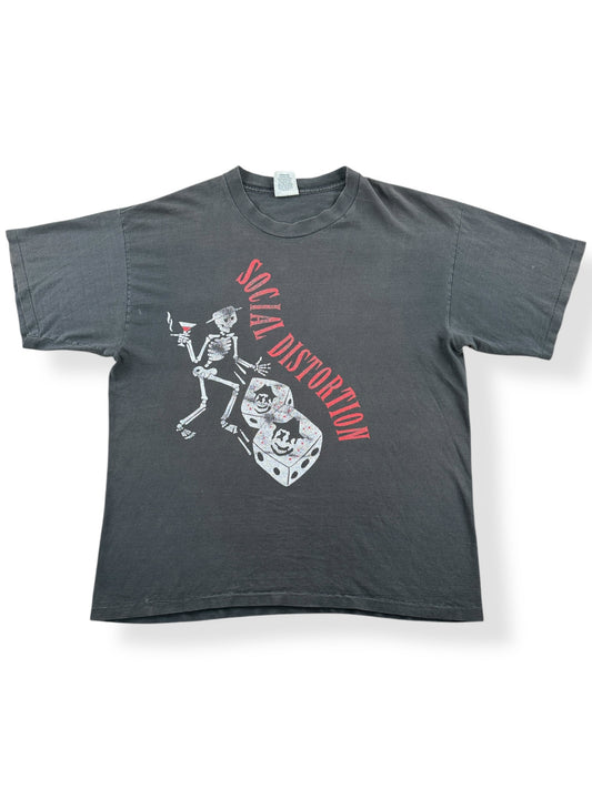 Front of Vintage 1992 Social Distortion Bad Luck Tour Tee SZ XL