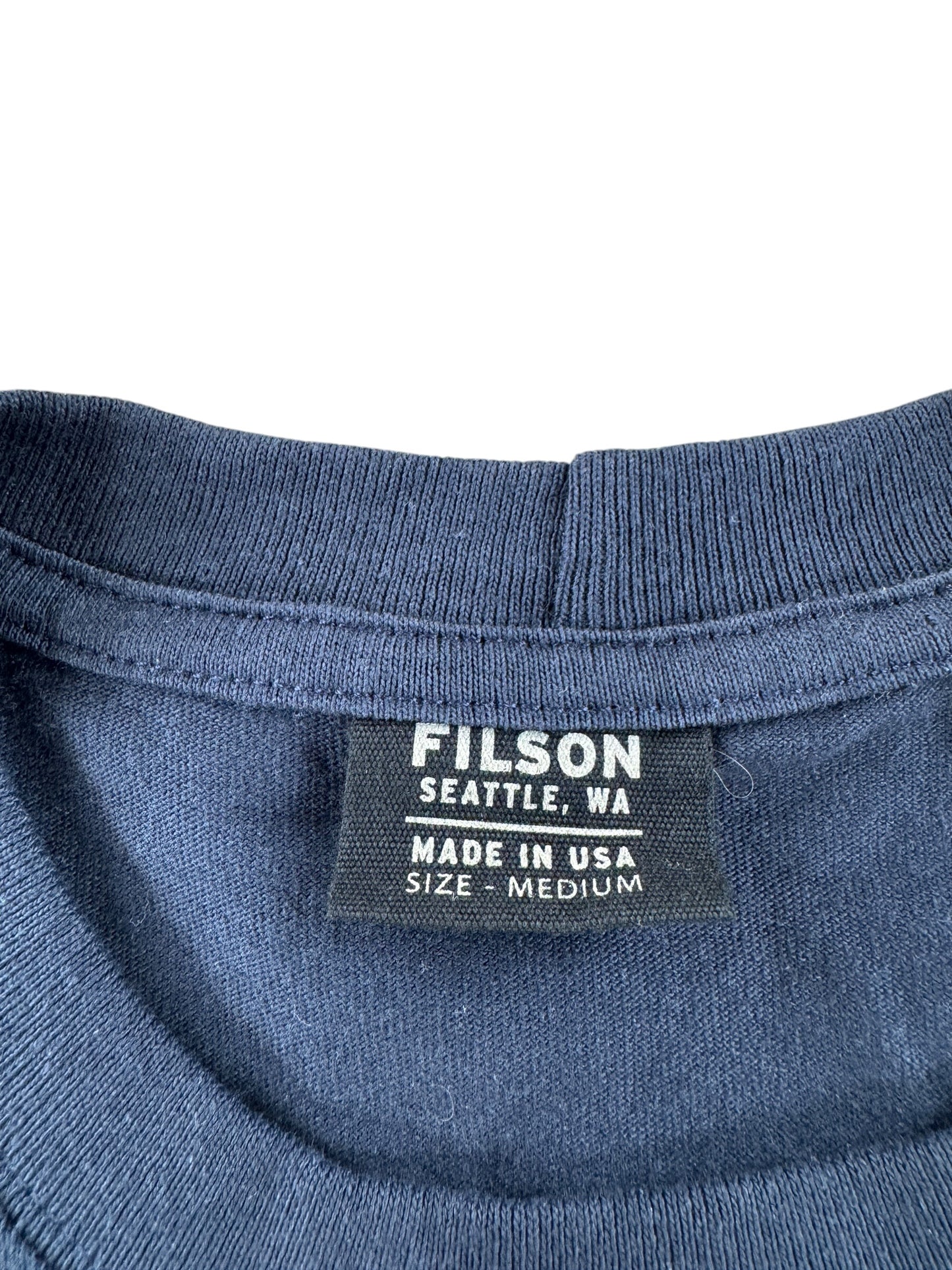 Tag on Filson Ray Troll Tee SZ M