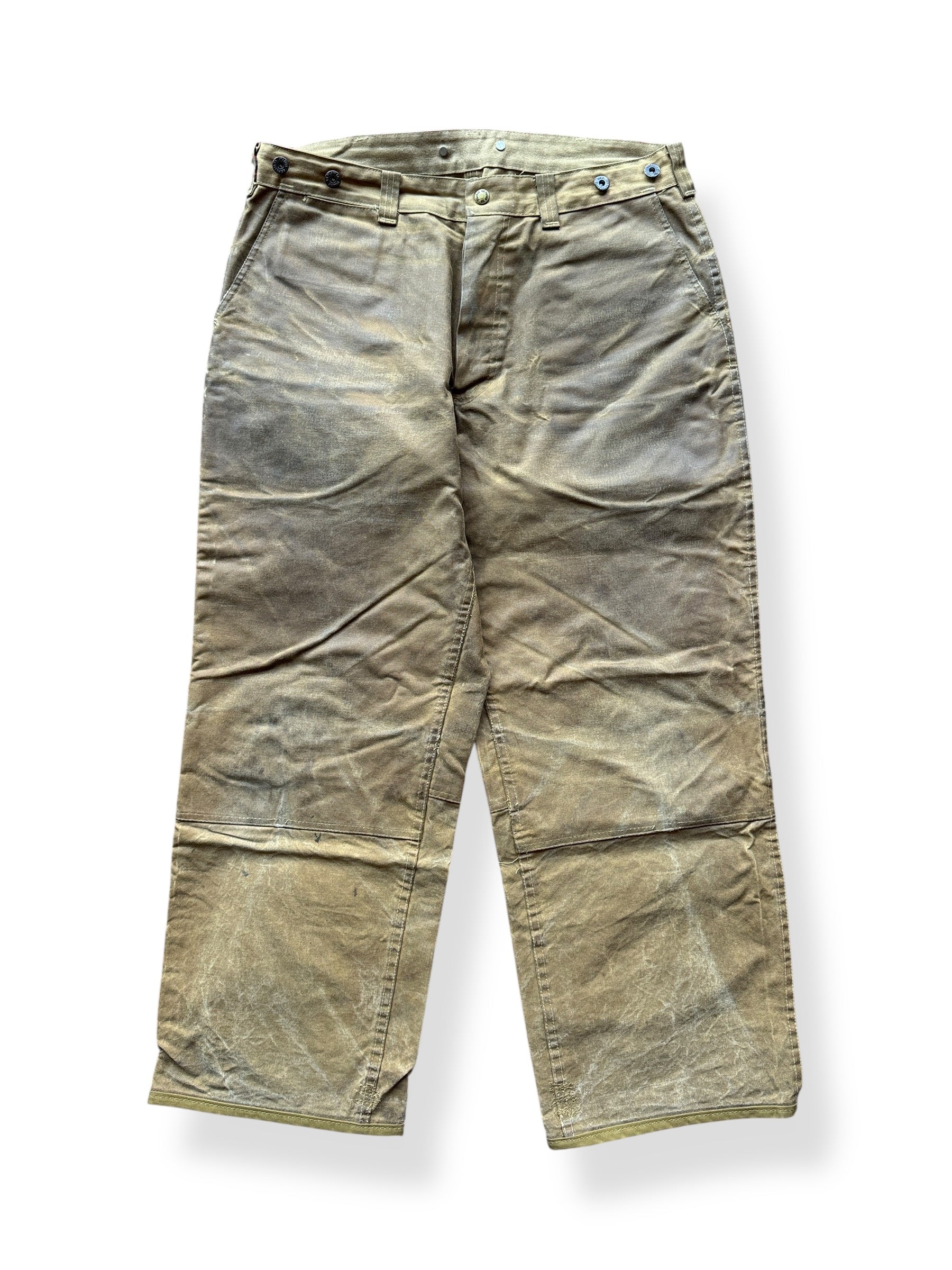 Front of Vintage Filson Double Tin Pants W36