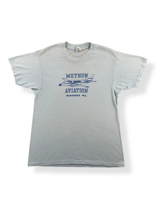 Front of Vintage Methow Aviation Tee SZ M