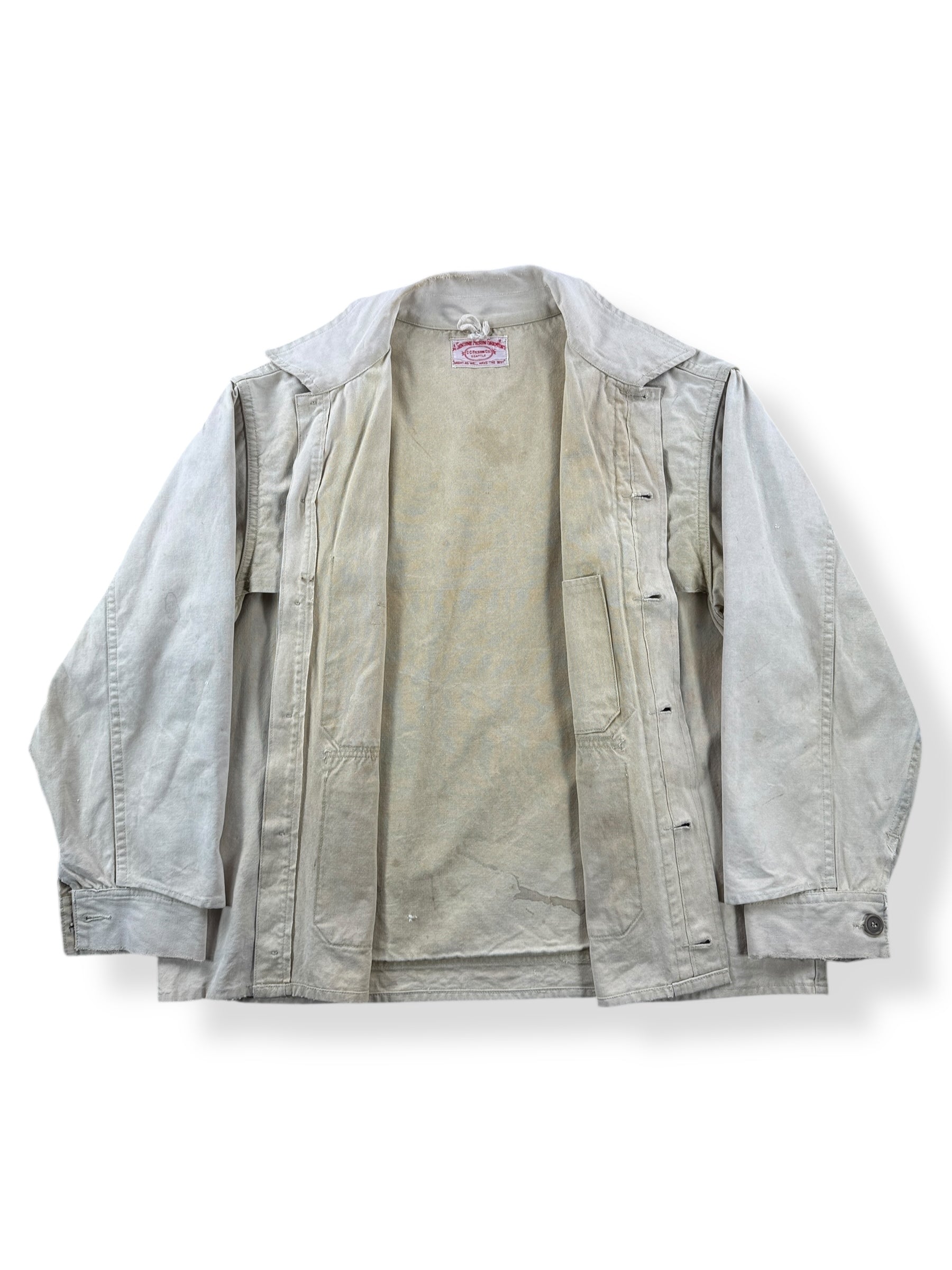 Inside of Vintage Filson 50s/60s Era Dry Tin Cruiser SZ XL