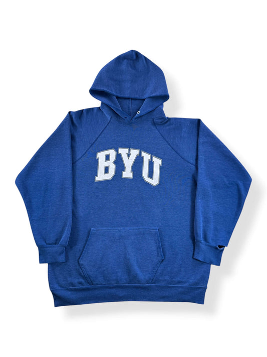 Front of Vintage BYU Hoodie SZ L