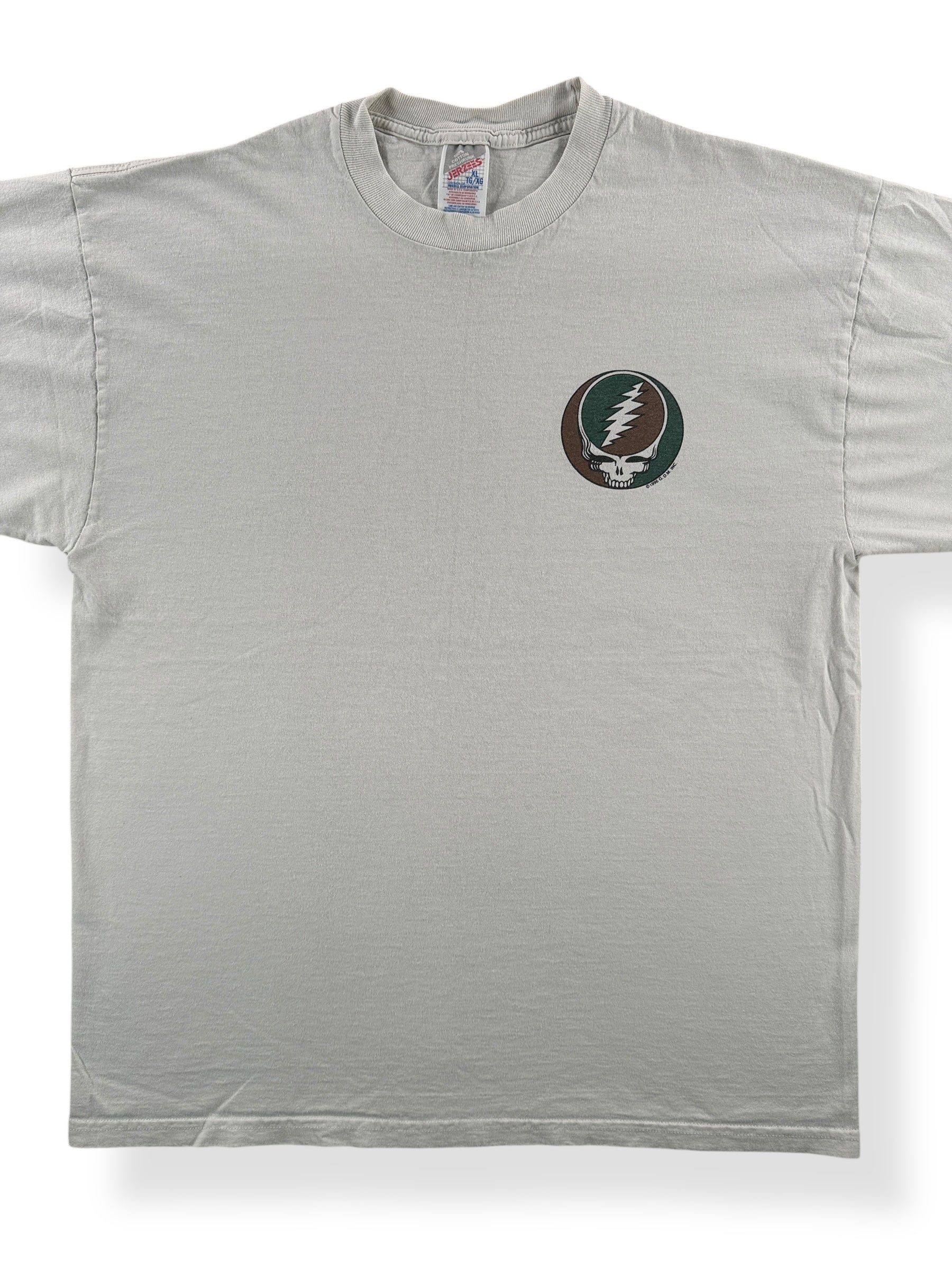 Front Close Up of Vintage 1995 Grateful Dead Tee SZ XL