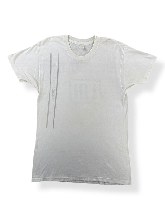 Front of Vintage Waterprint Intermec Tee SZ L (Fits M)