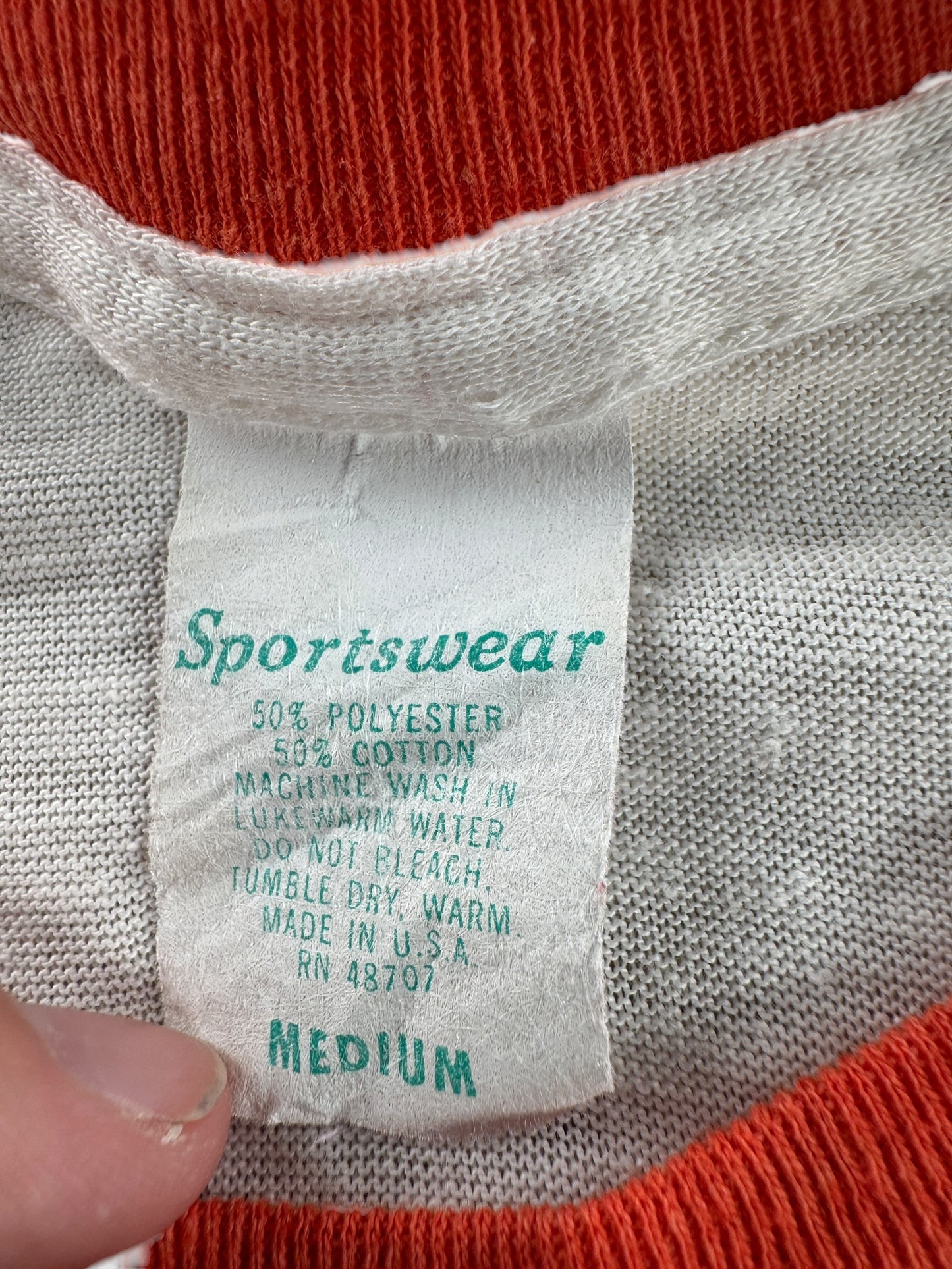 Tag on Vintage Lefty Ringer Tee SZ M (Fits S)