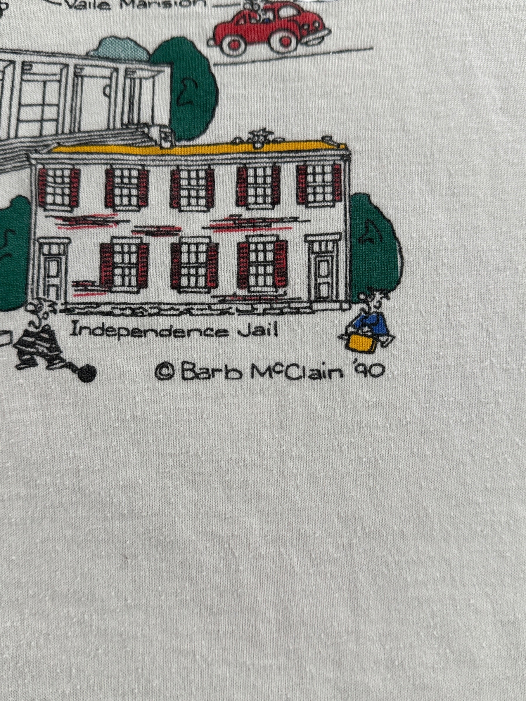 Copyright on Vintage Independence Missouri Tee SZ L (Fits M)