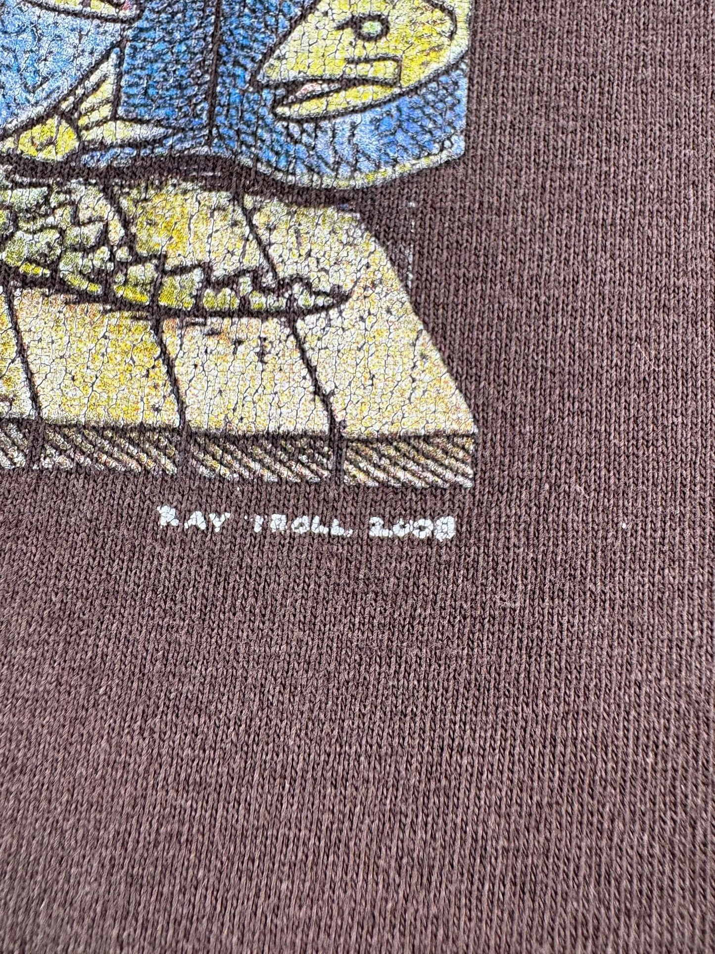 Trademark on Vintage Ray Troll Jammin Salmon Alaska Tee SZ XXL