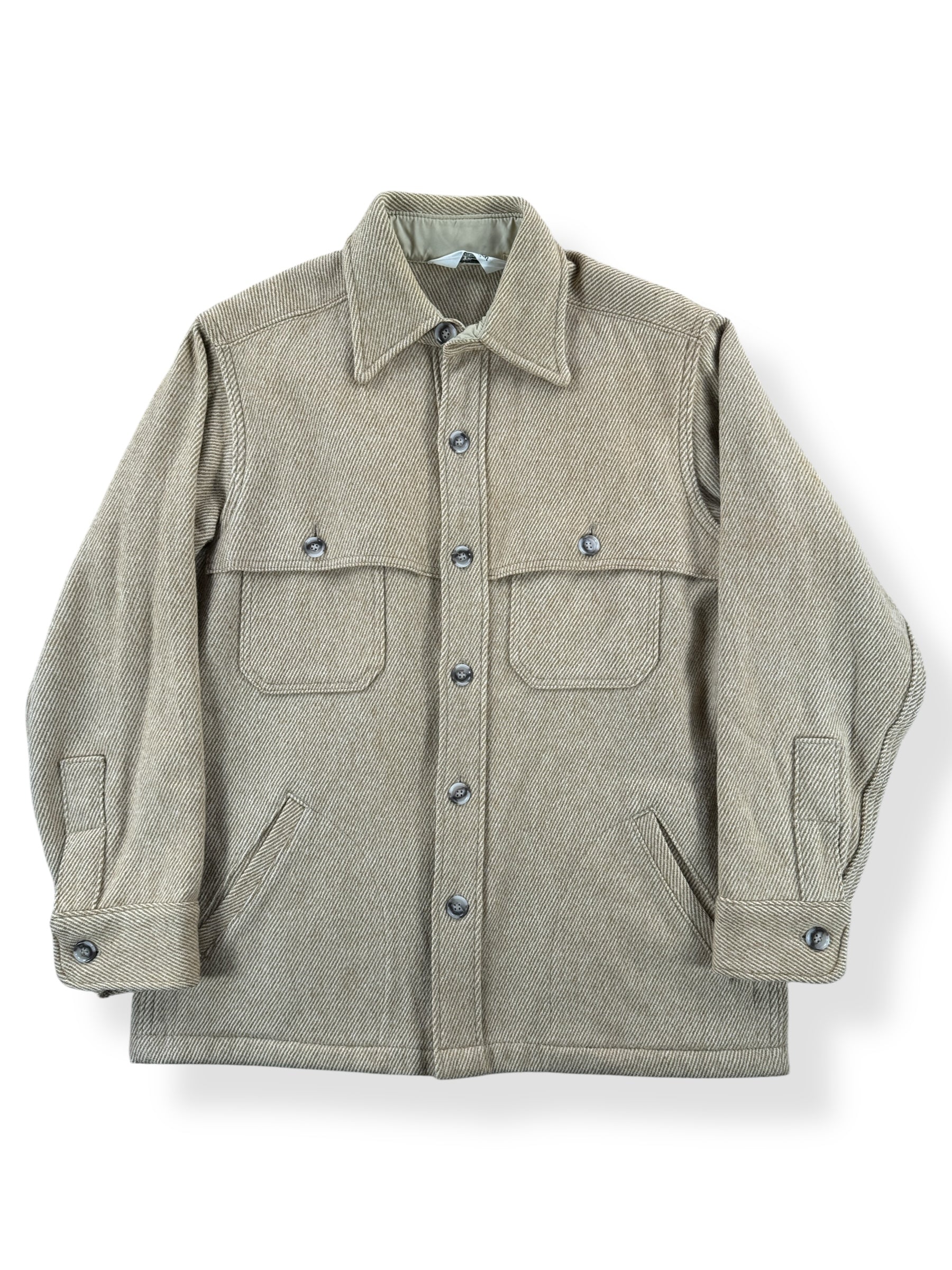 Front of Vintage Woolrich Halibut Cape Coat SZ L