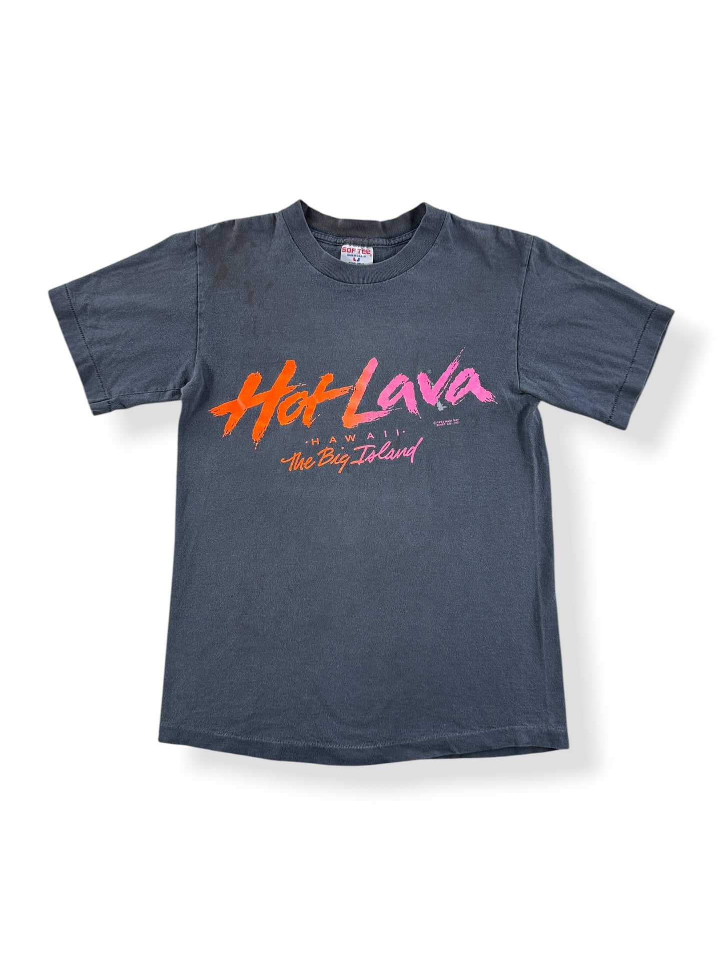 Front of Vintage Hawaii Hot Lava Tee SZ S (Fits XS)