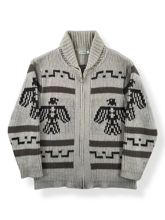 Front of Vintage L.L. Bean Thunderbird Westerly Style Sweater SZ M