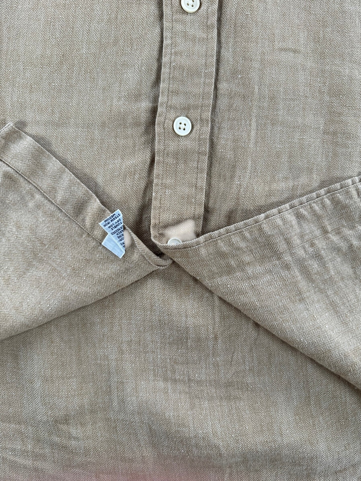 Inside of Vintage Polo Ralph Lauren HBT Button Up Shirt SZ M