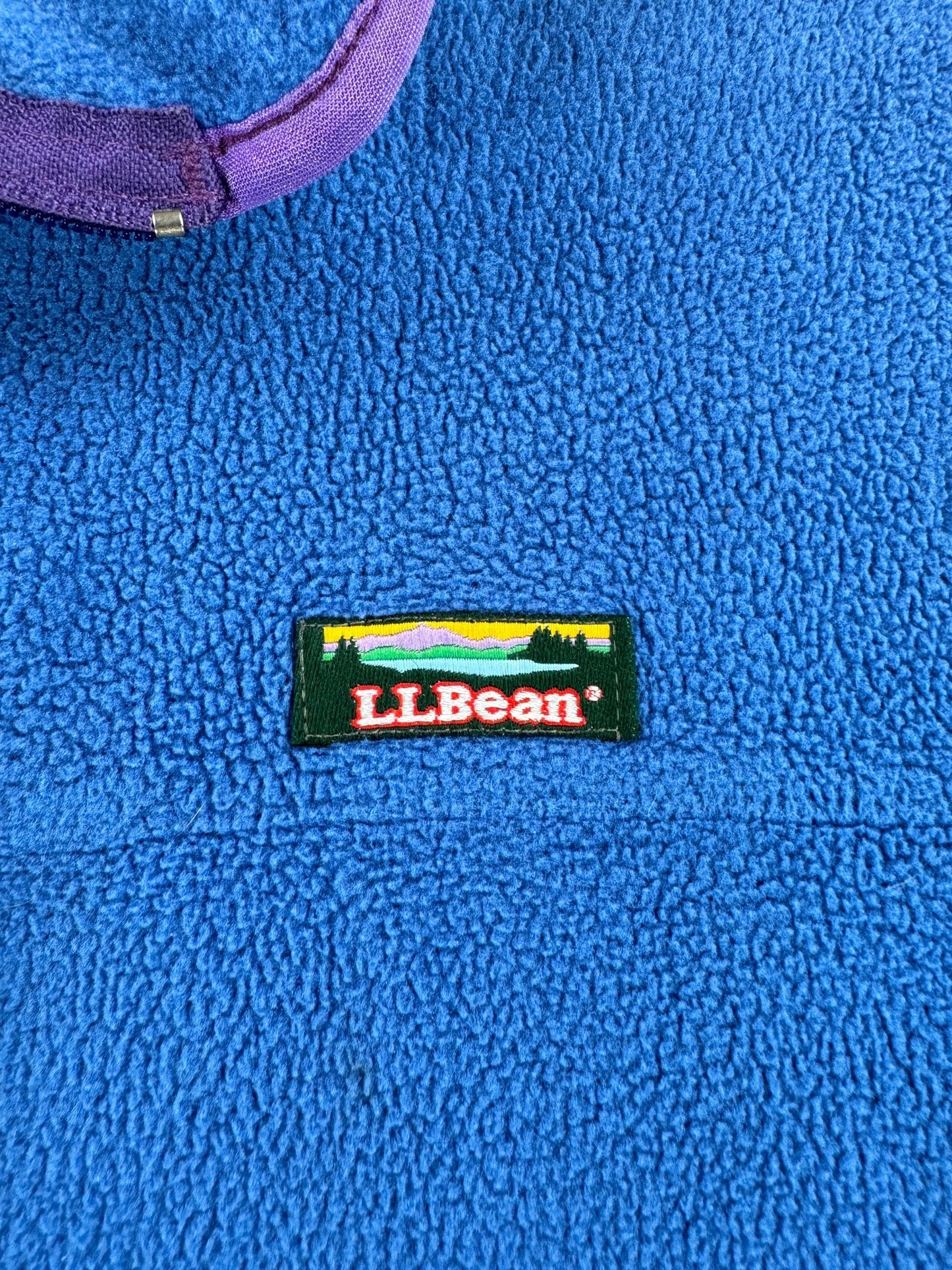 Label on Vintage Ladies MIUSA LL Bean Fleece SZ M