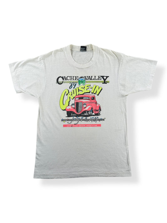 Front of Vintage Cache Valley Cruise In Car Tee SZ M