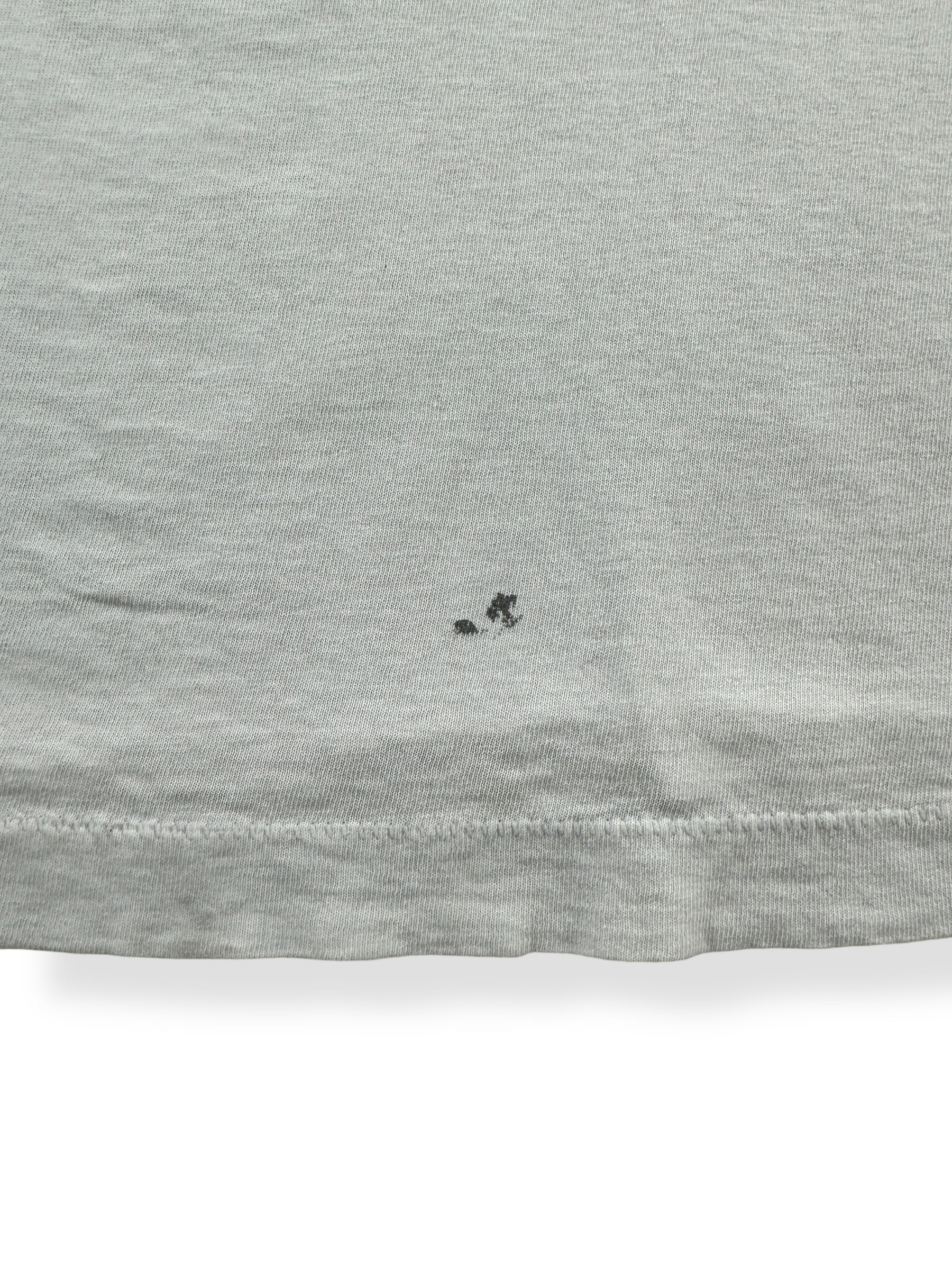 Stain on Vintage White Blank Tee SZ M AS IS