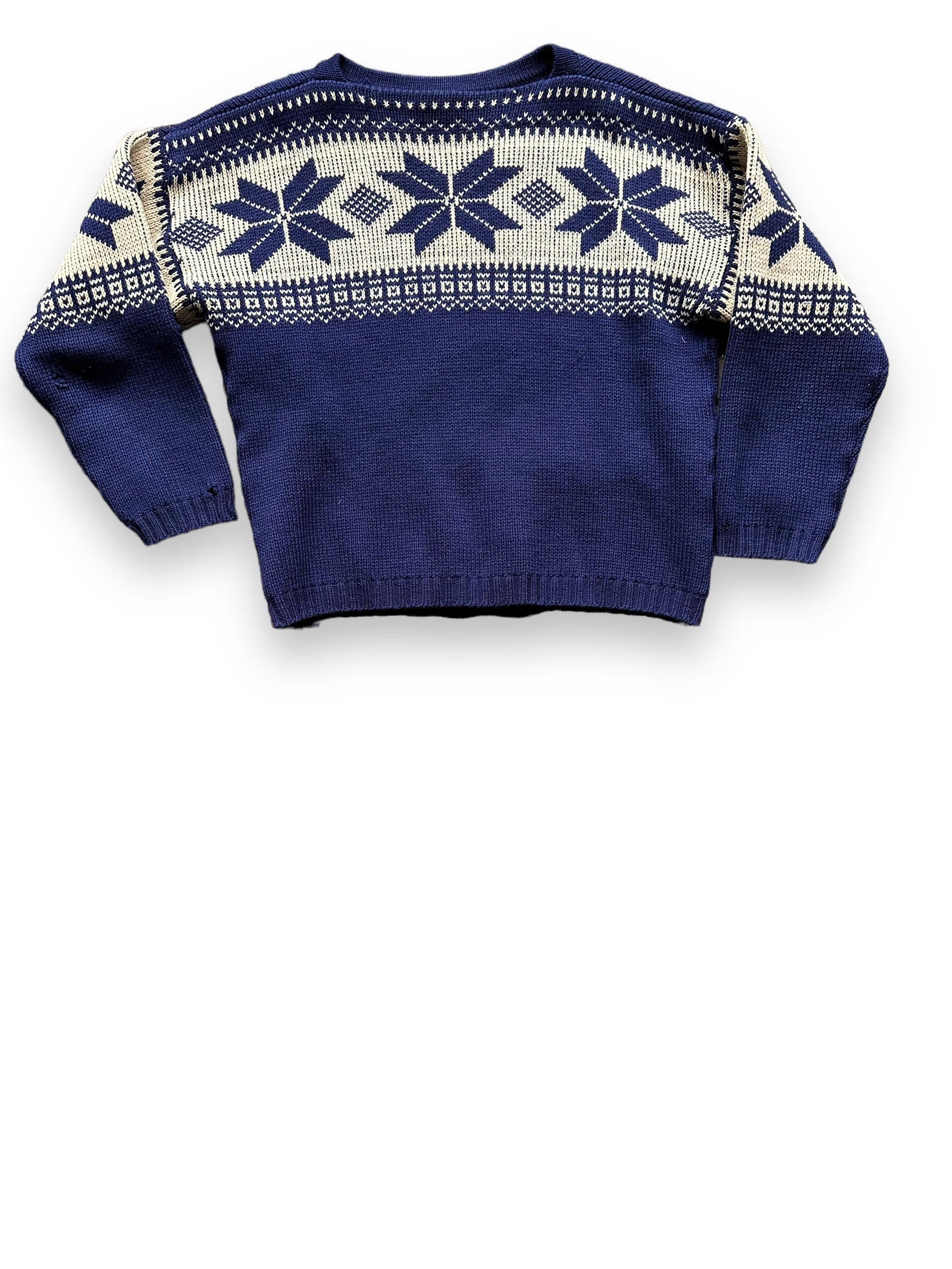 Front View of Vintage Sporthaus Schuster Ski Sweater | Barn Owl Vintage Seattle | Vintage Ski Sweater Seattle