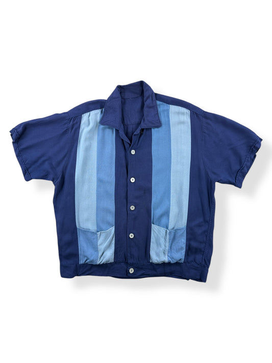 Front of Vintage Rayon Shirt Jac SZ M