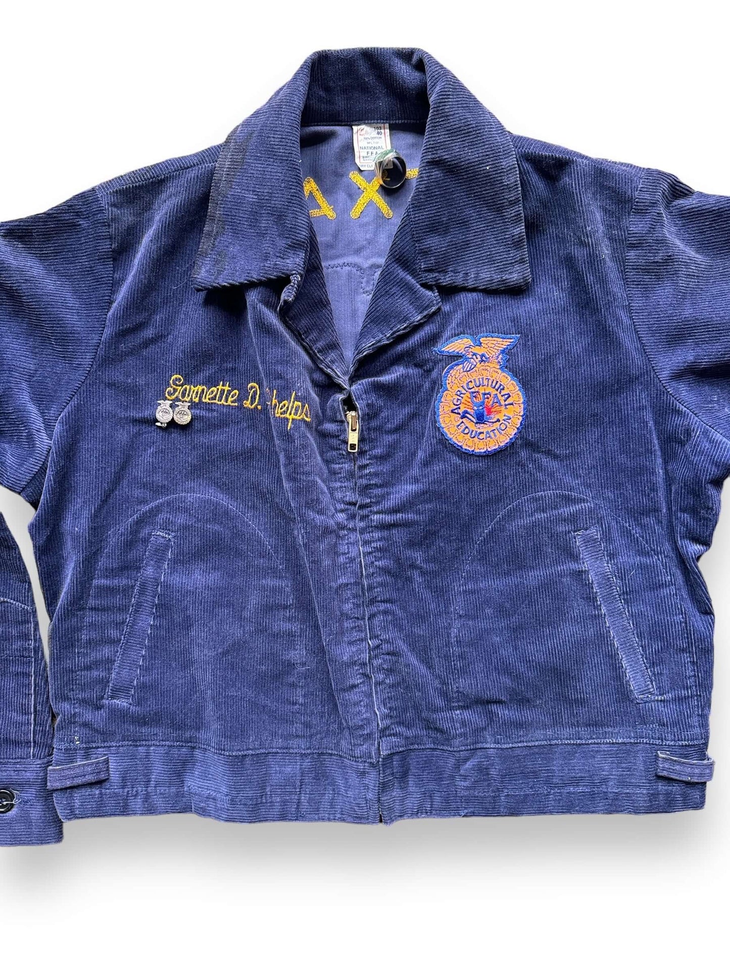 Vintage Mineral Springs TX FFA Jacket SZ 40