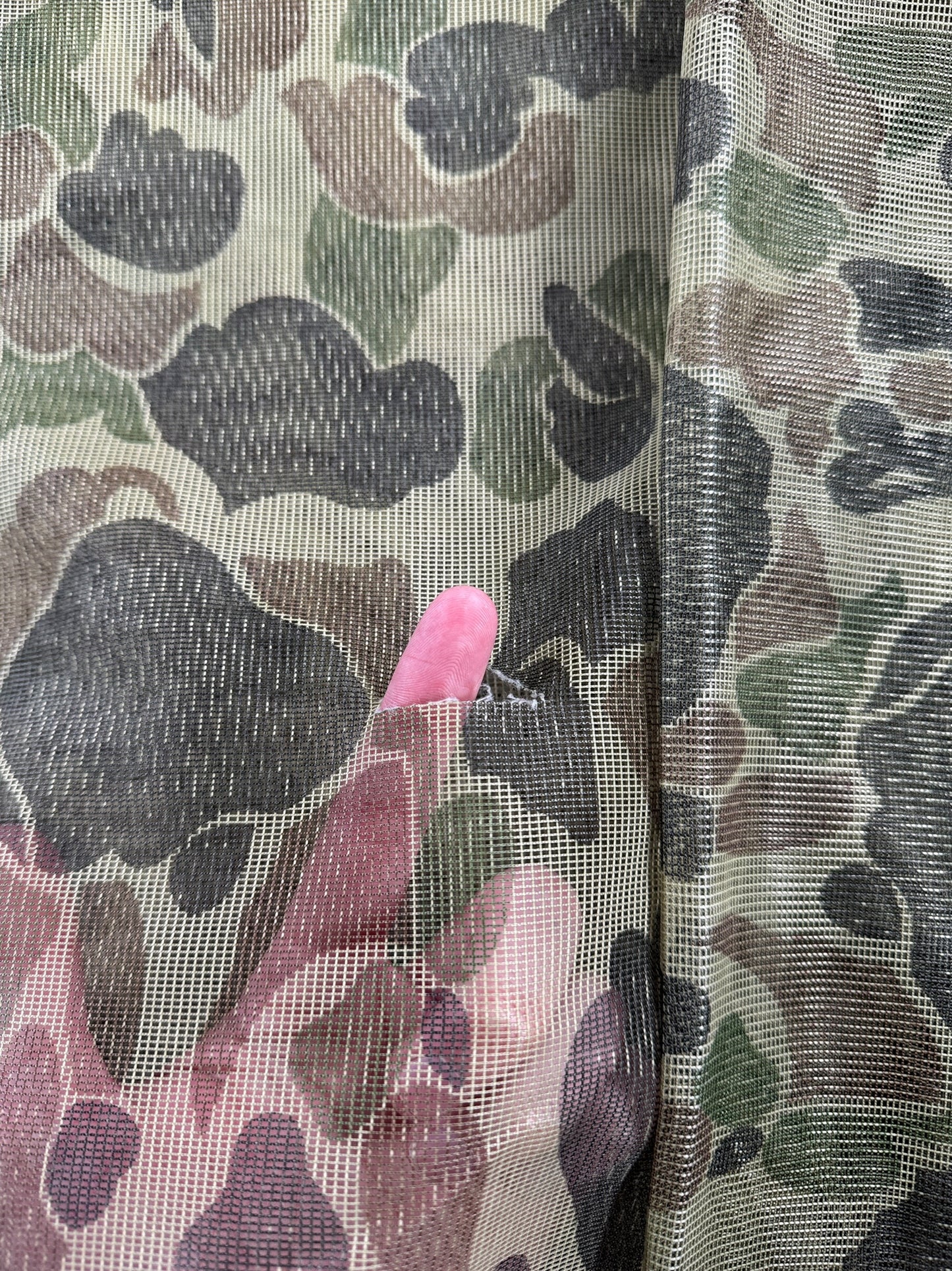 Rip on Vintage Columbia Bug Mesh Camo Jacket SZ XL