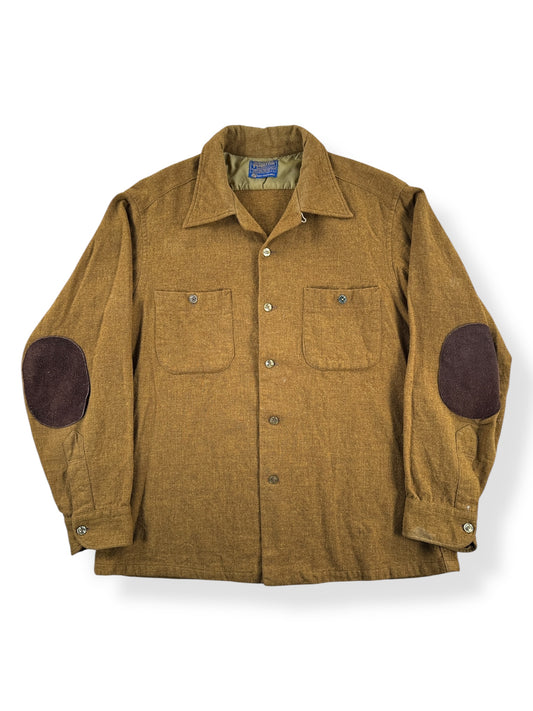 Front of Vintage 50s Pendleton Loop Collar Flannel SZ L